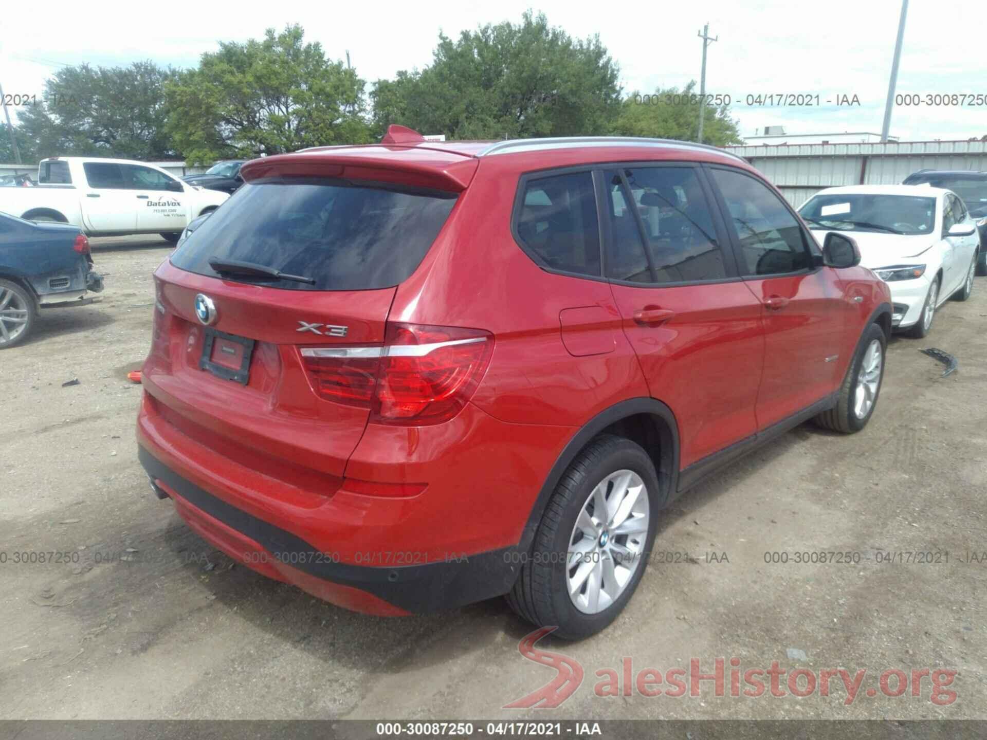 5UXWZ7C32H0V89321 2017 BMW X3