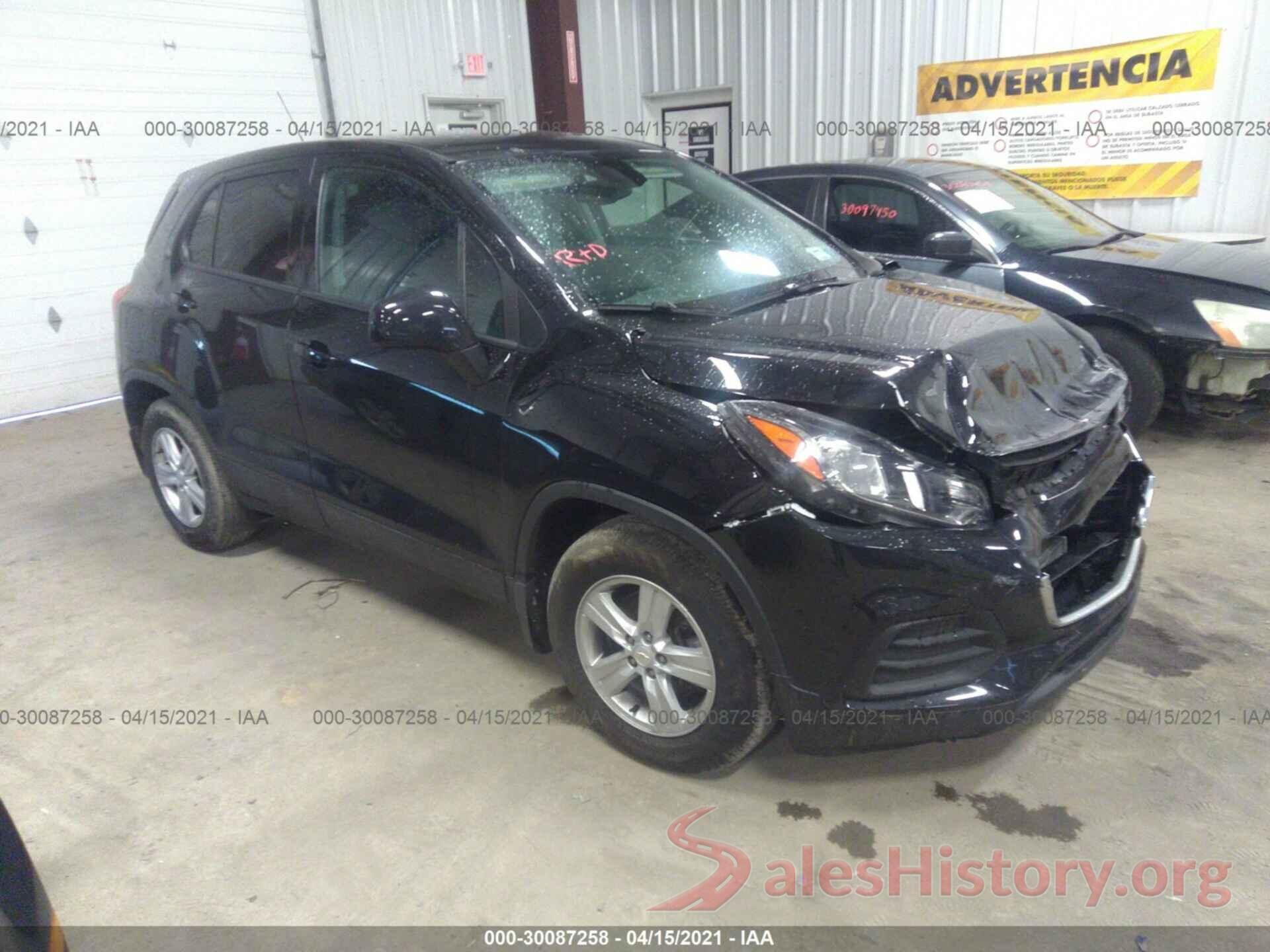 KL7CJKSBXLB070308 2020 CHEVROLET TRAX