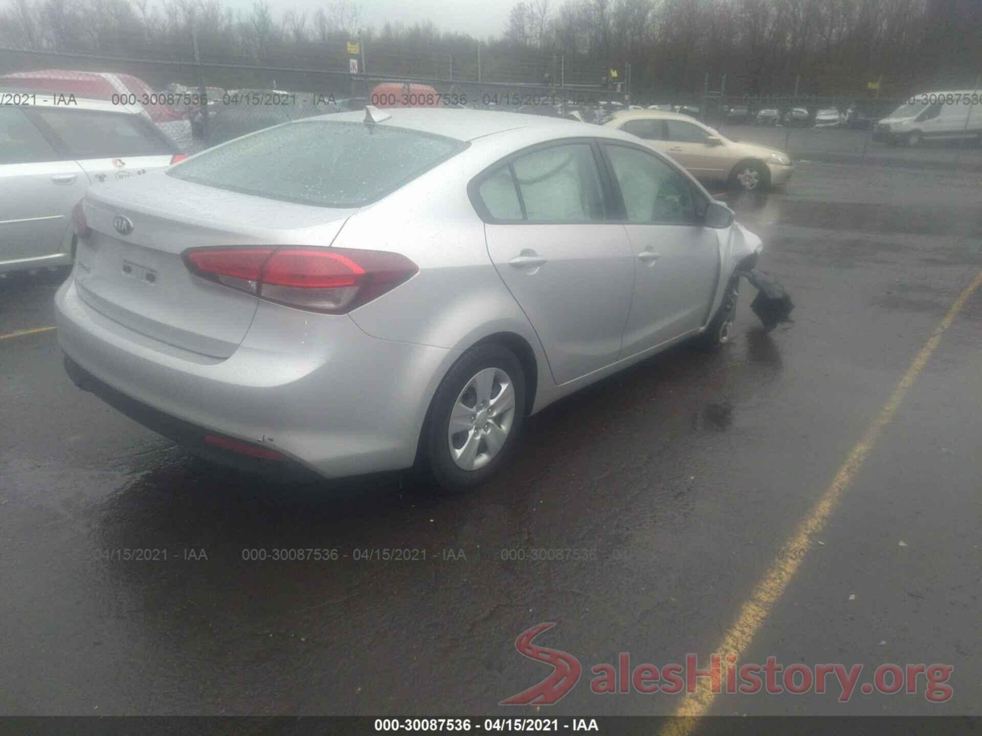 3KPFK4A77JE234541 2018 KIA FORTE