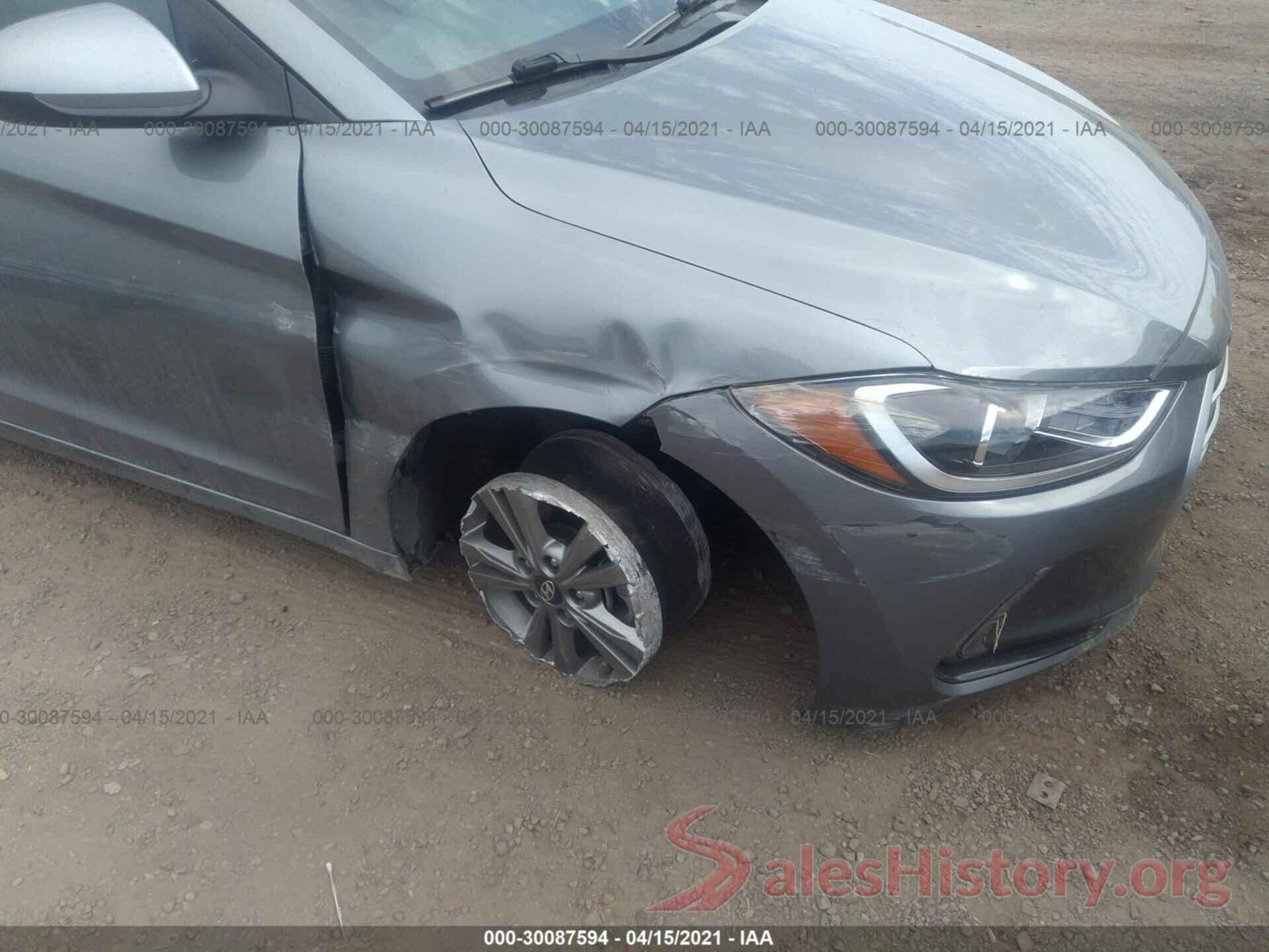 KMHD84LF0JU628583 2018 HYUNDAI ELANTRA