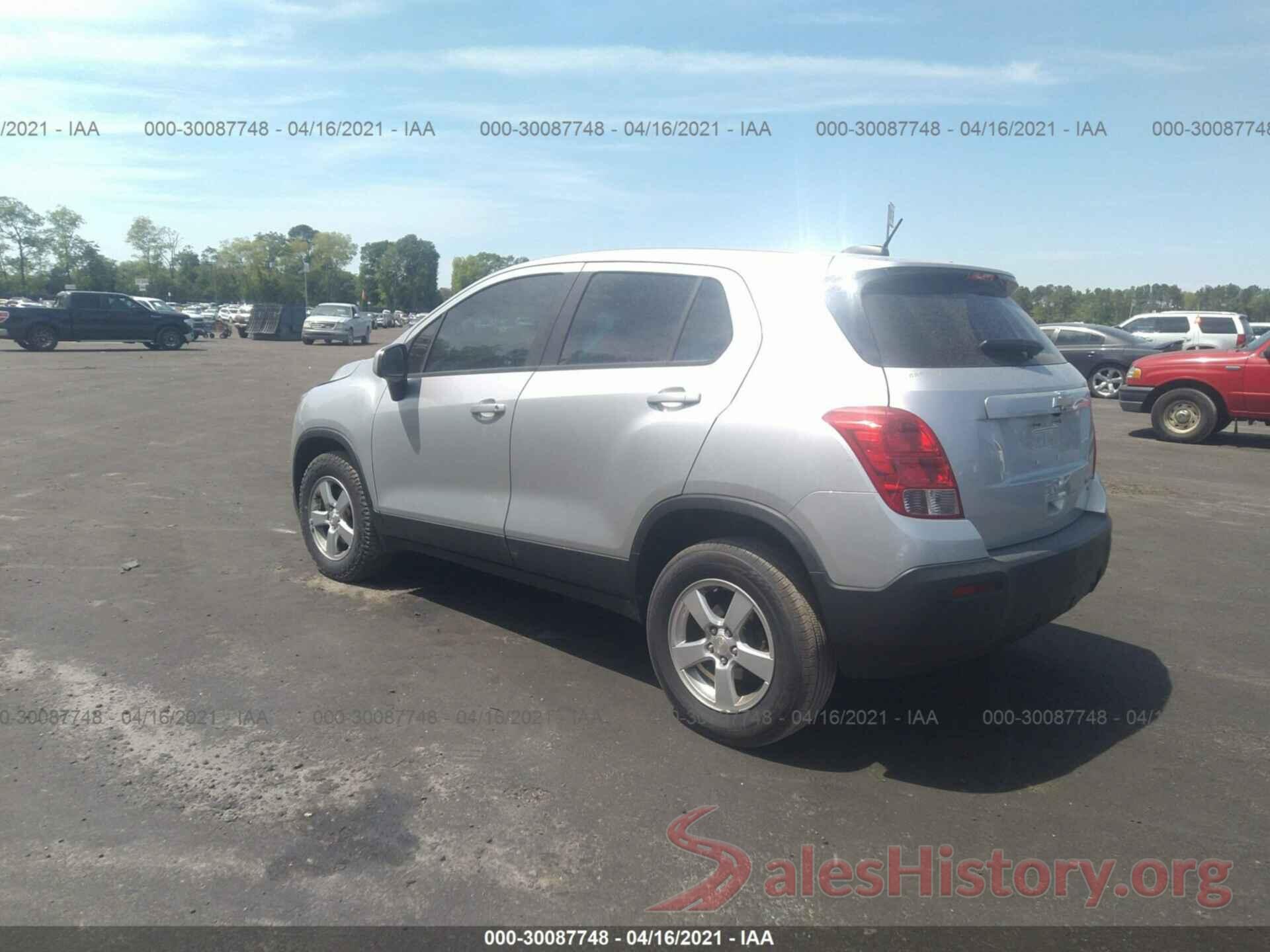 KL7CJNSBXGB759370 2016 CHEVROLET TRAX