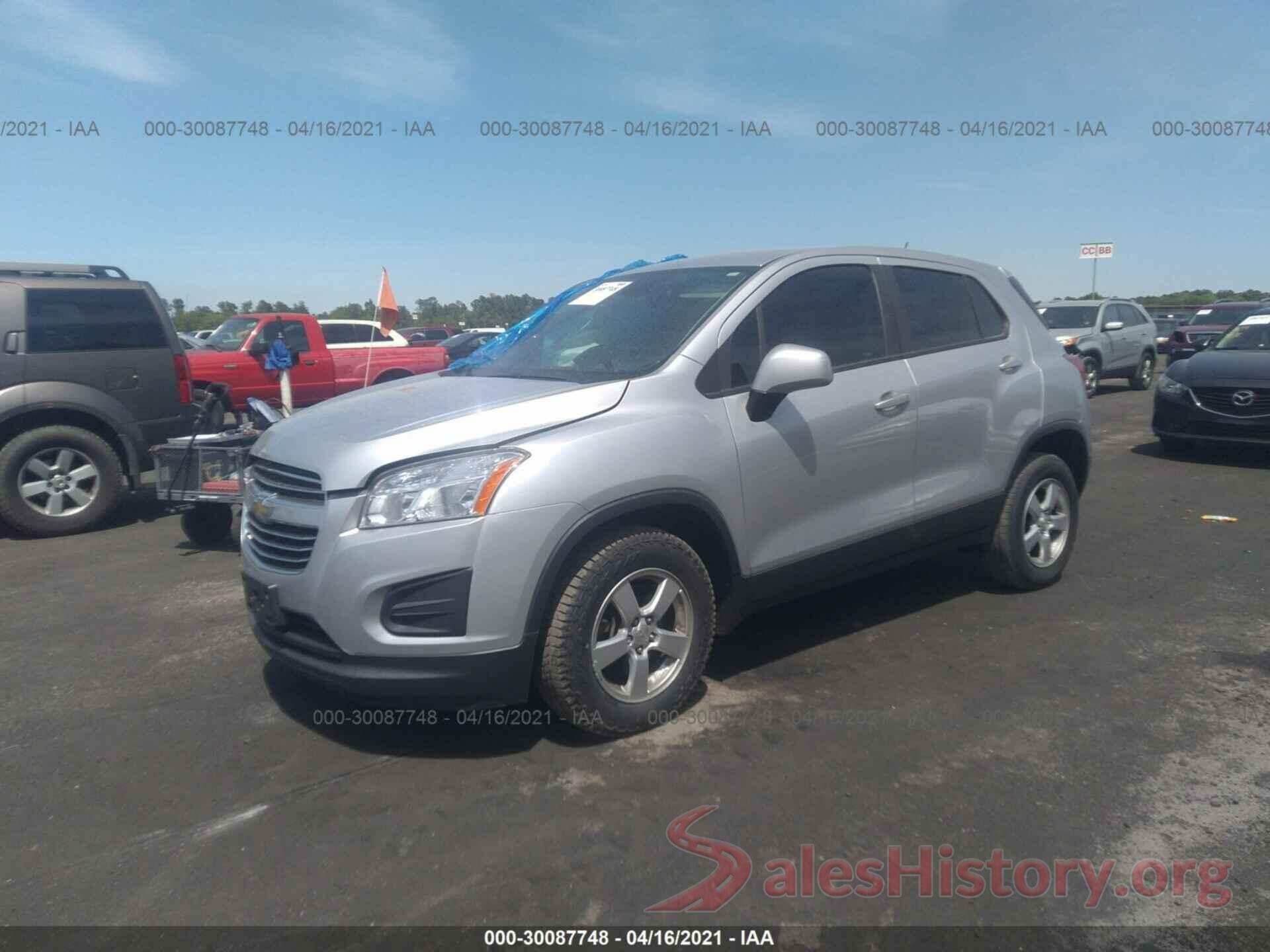 KL7CJNSBXGB759370 2016 CHEVROLET TRAX