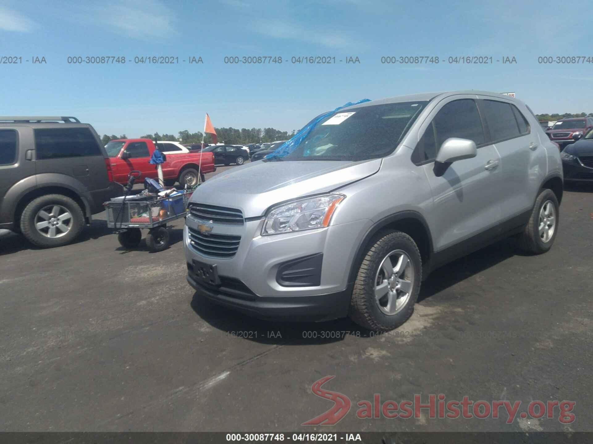 KL7CJNSBXGB759370 2016 CHEVROLET TRAX