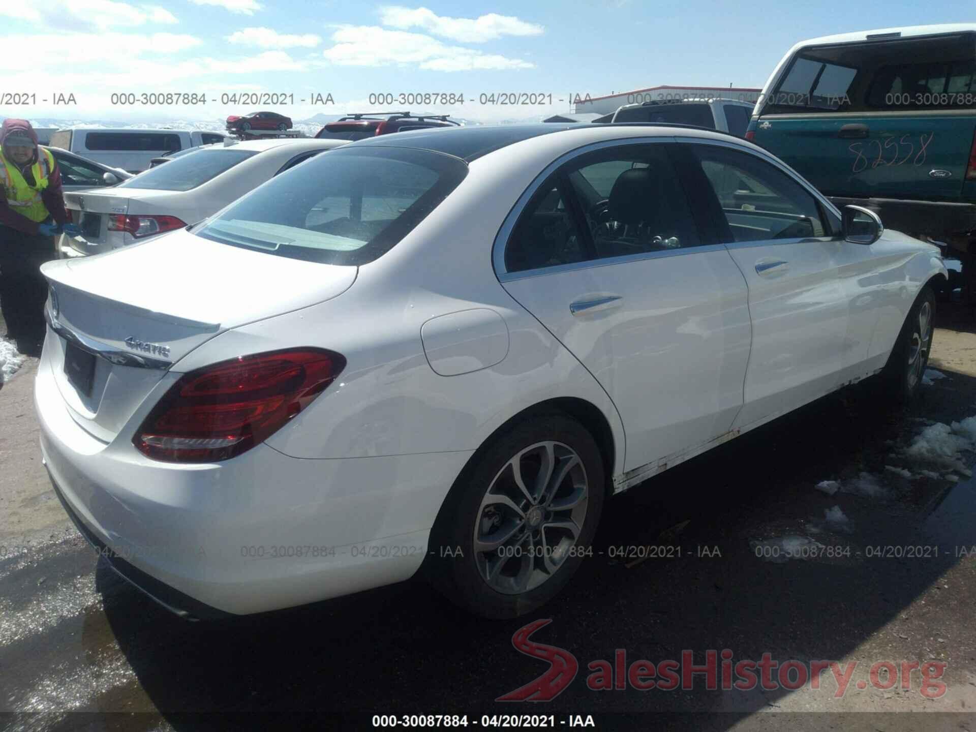 55SWF4KB9GU141433 2016 MERCEDES-BENZ C-CLASS