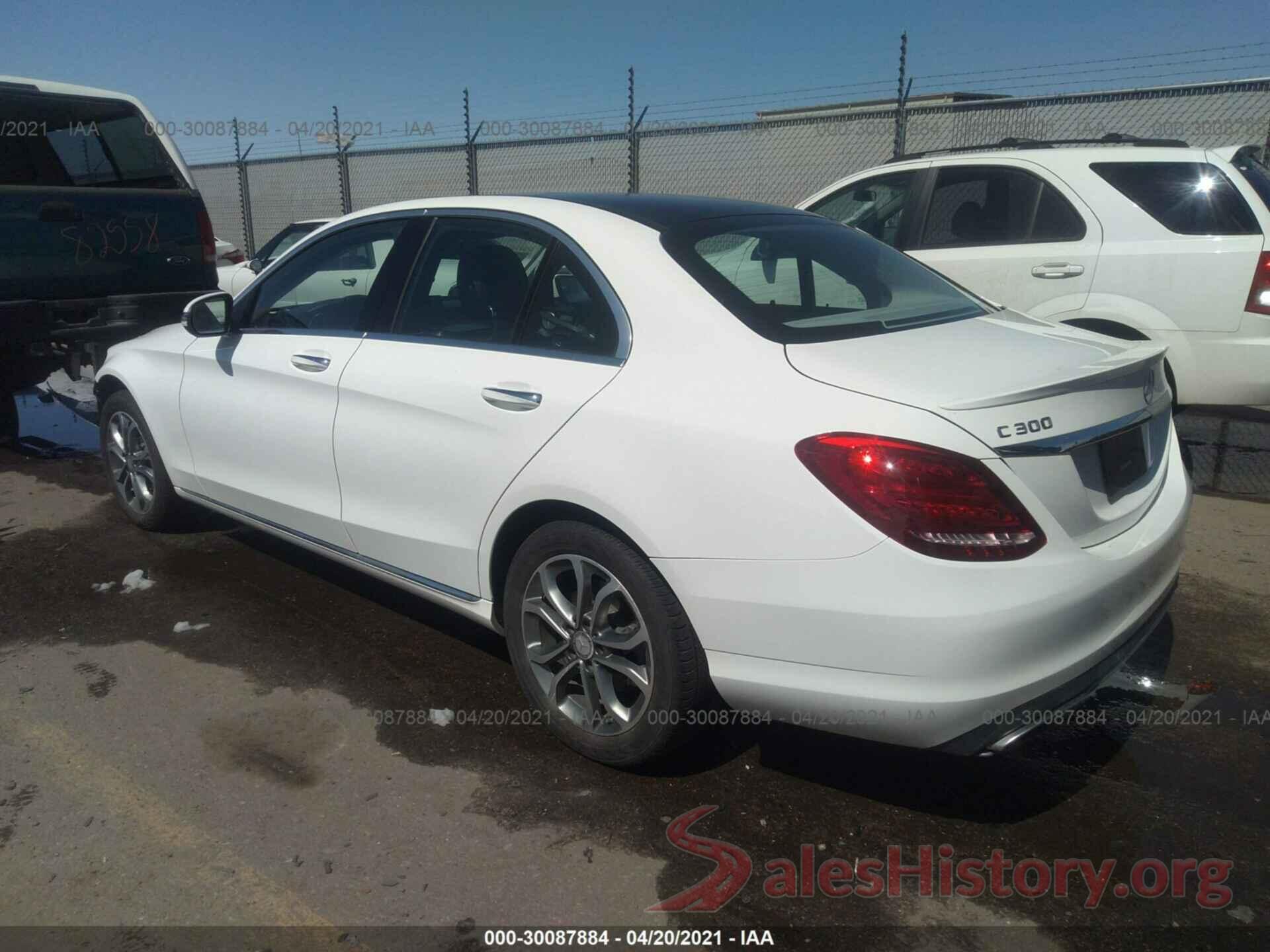 55SWF4KB9GU141433 2016 MERCEDES-BENZ C-CLASS