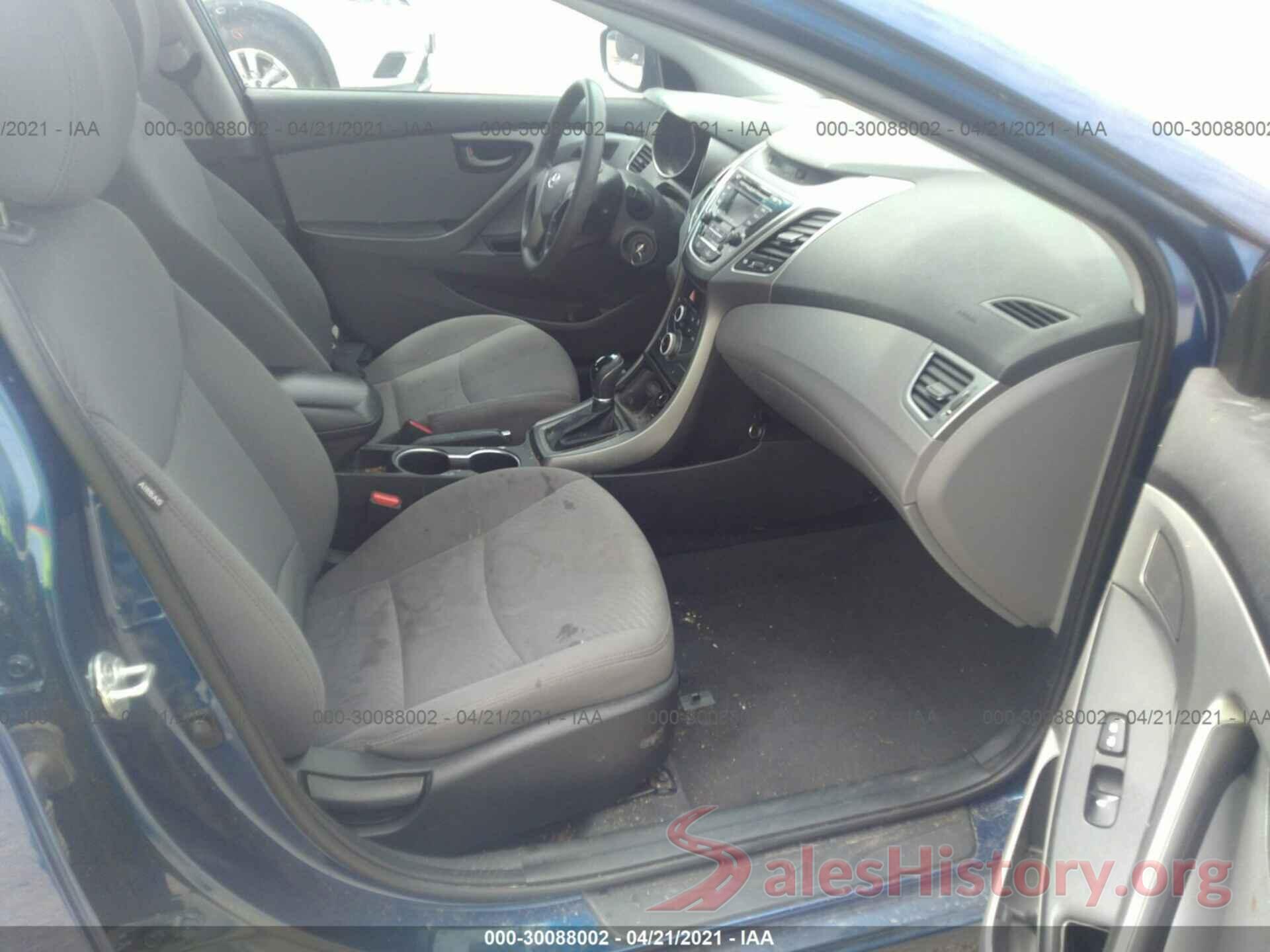 5NPDH4AE1GH783760 2016 HYUNDAI ELANTRA