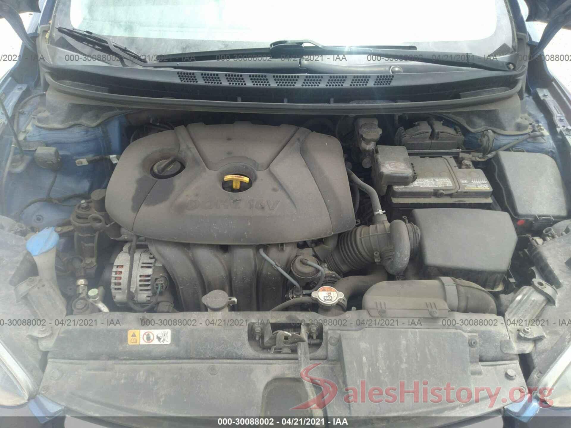 5NPDH4AE1GH783760 2016 HYUNDAI ELANTRA