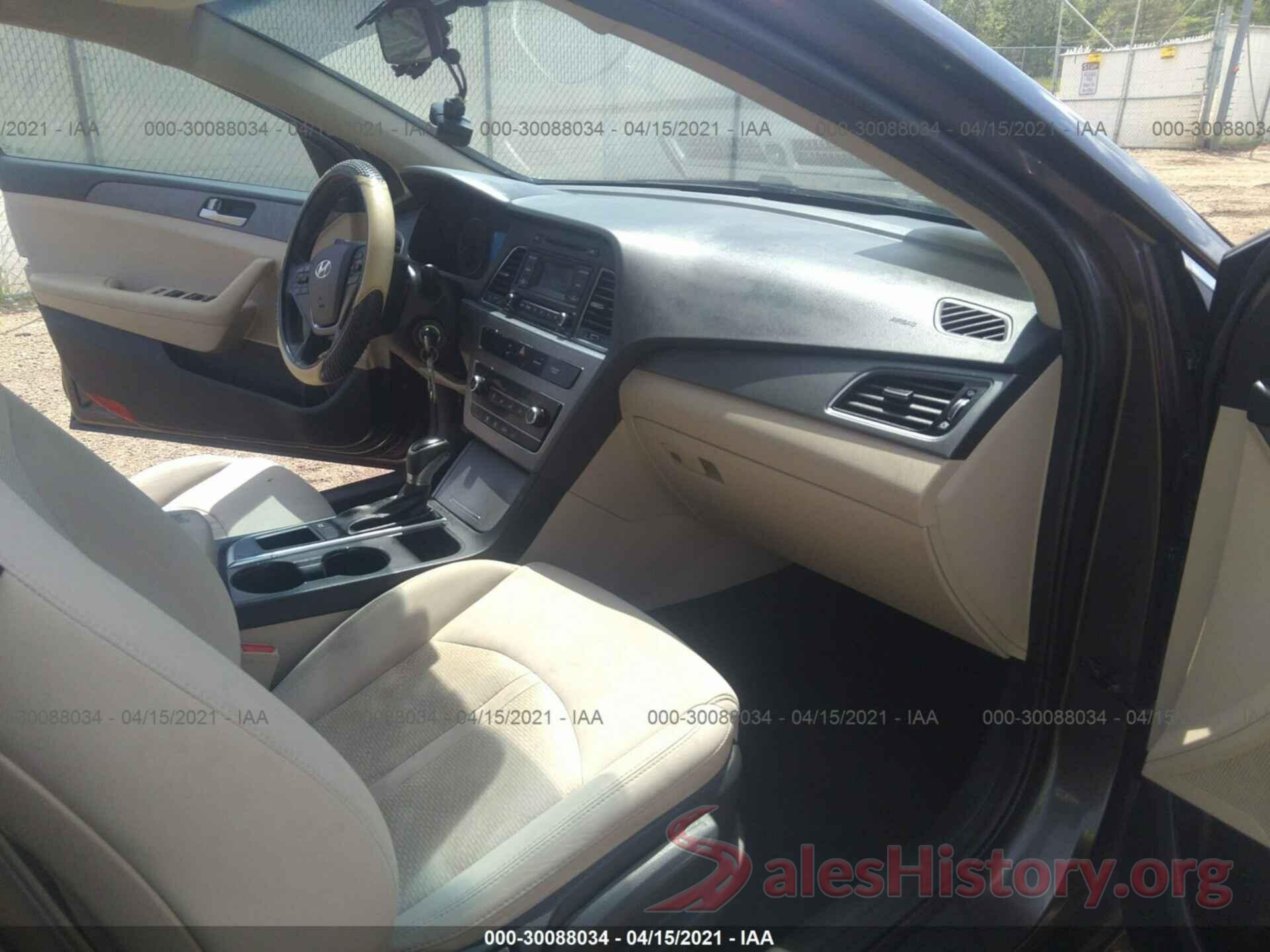 5NPE24AF4GH419136 2016 HYUNDAI SONATA