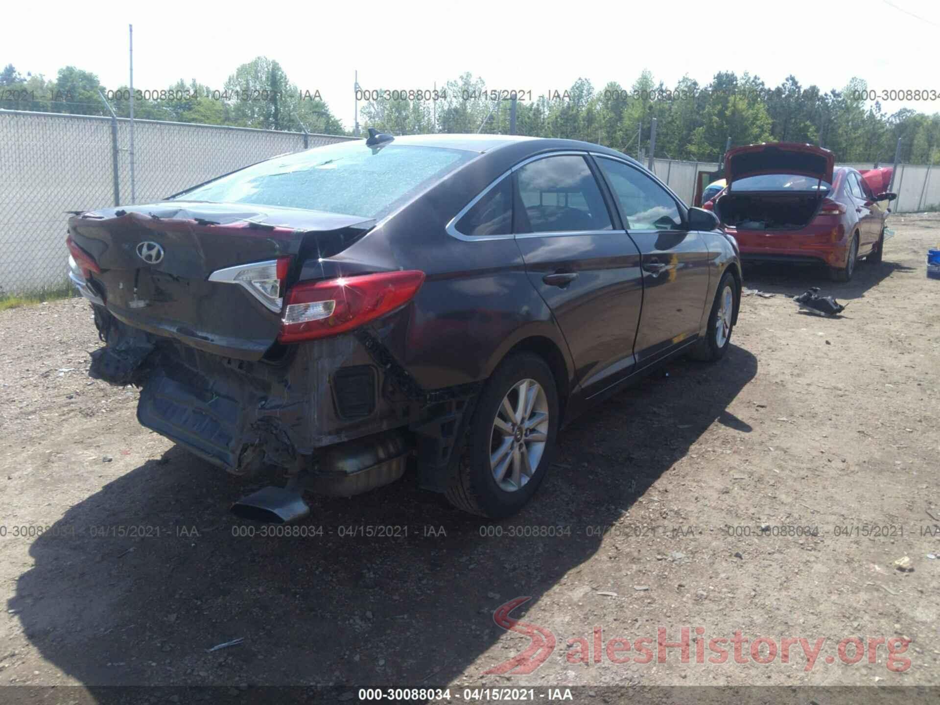 5NPE24AF4GH419136 2016 HYUNDAI SONATA