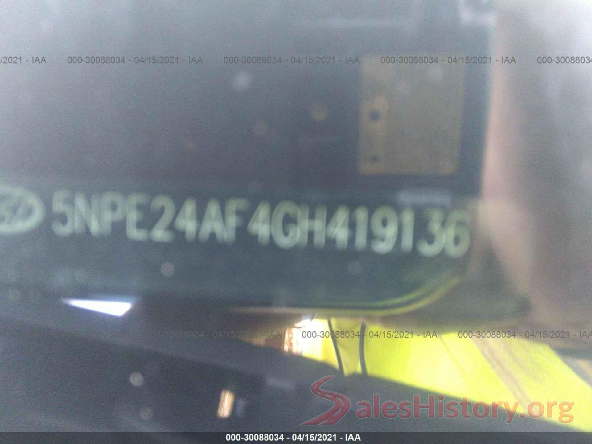 5NPE24AF4GH419136 2016 HYUNDAI SONATA