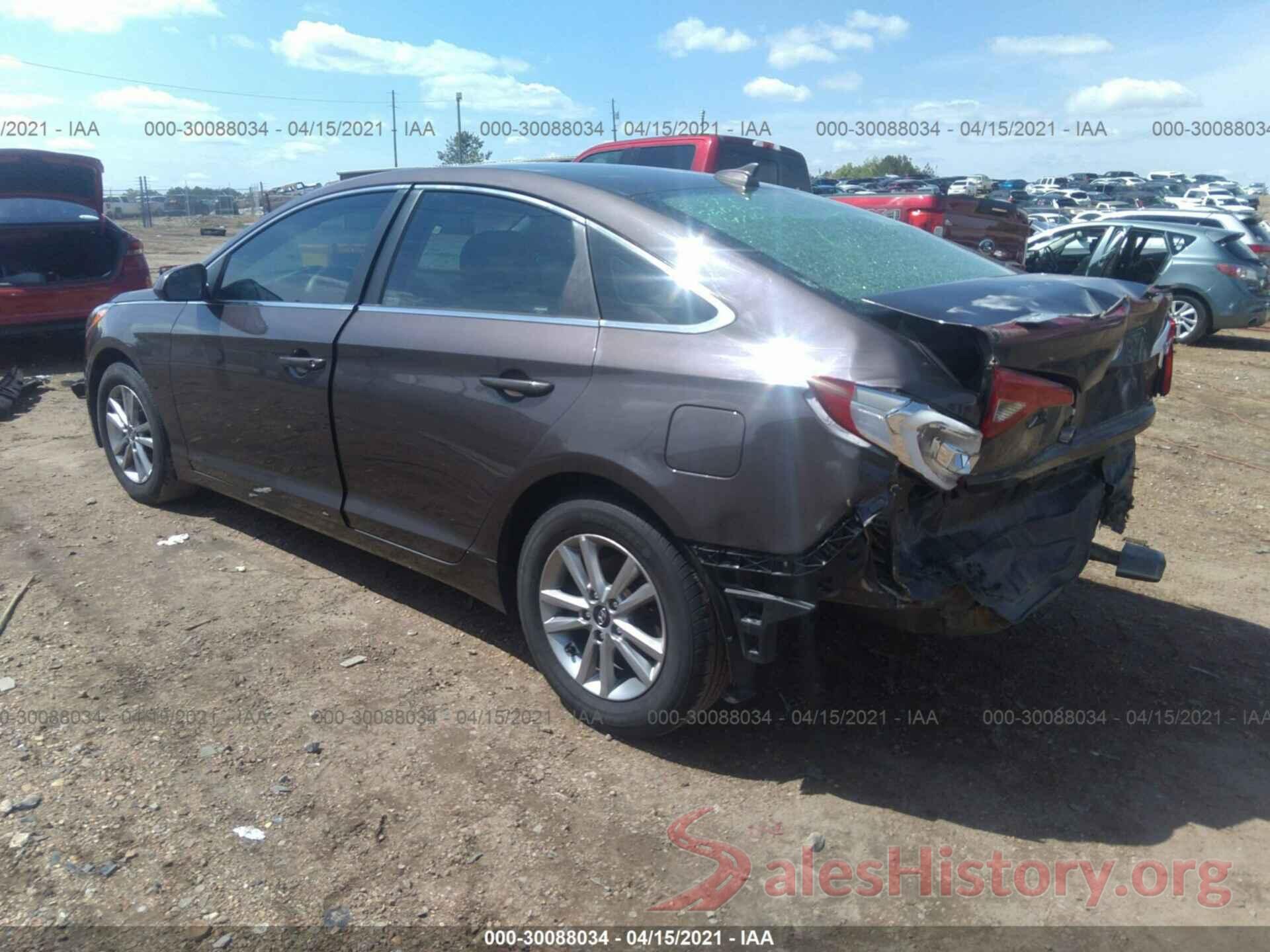 5NPE24AF4GH419136 2016 HYUNDAI SONATA