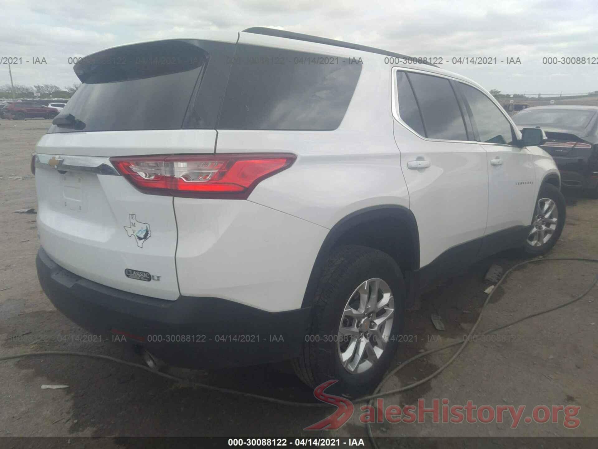 1GNERGKW1LJ178964 2020 CHEVROLET TRAVERSE