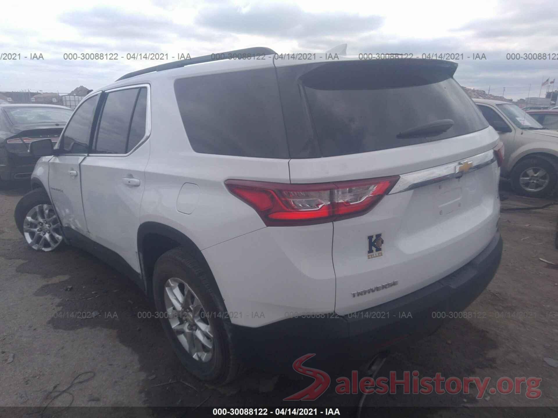 1GNERGKW1LJ178964 2020 CHEVROLET TRAVERSE