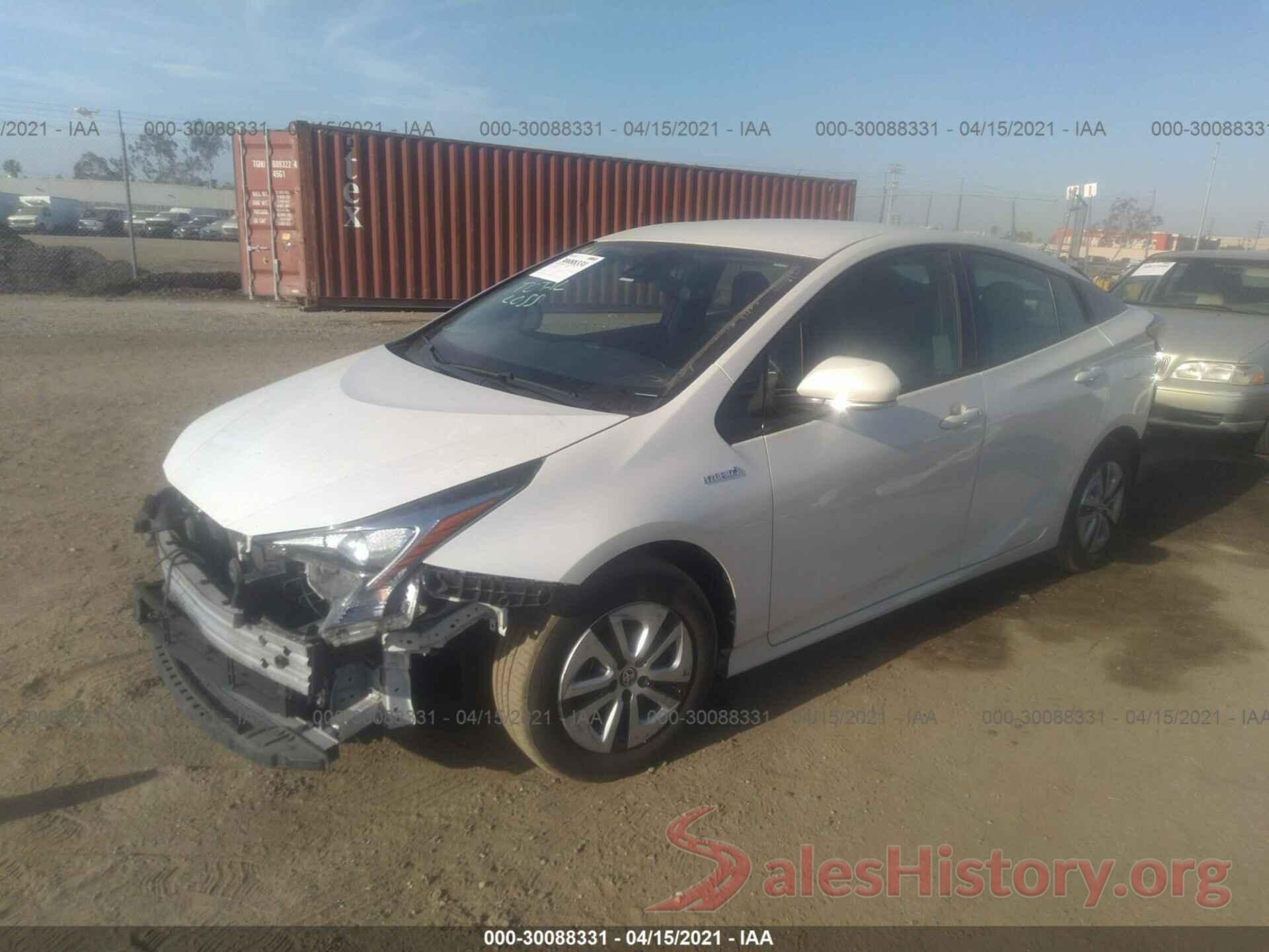 JTDKBRFU8J3064627 2018 TOYOTA PRIUS