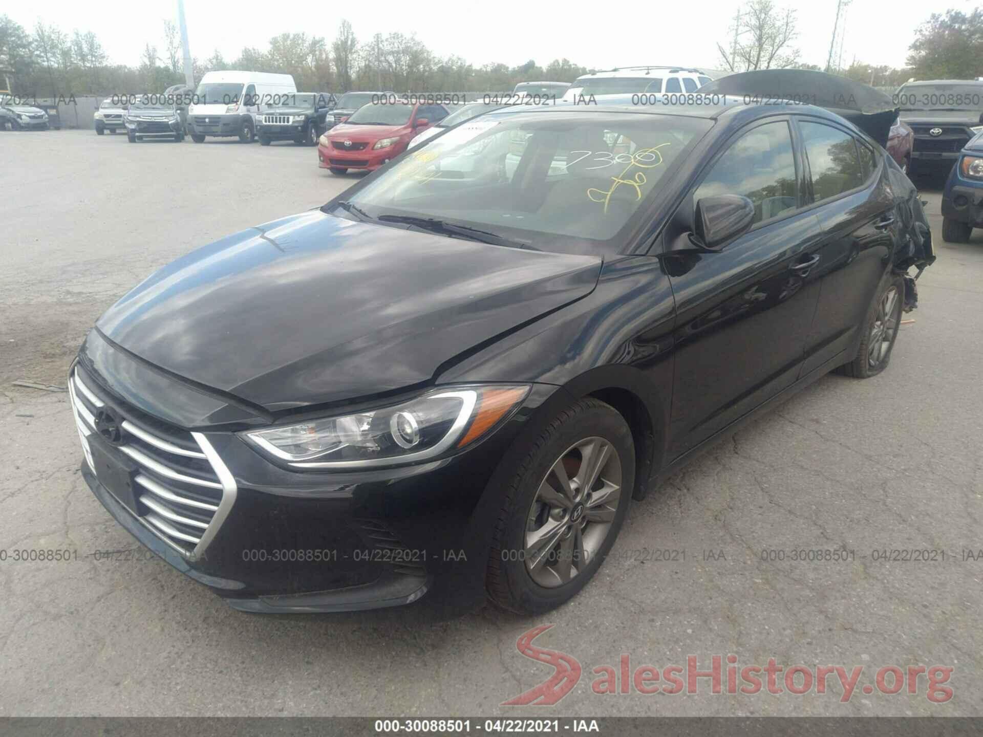 5NPD84LF5JH277300 2018 HYUNDAI ELANTRA