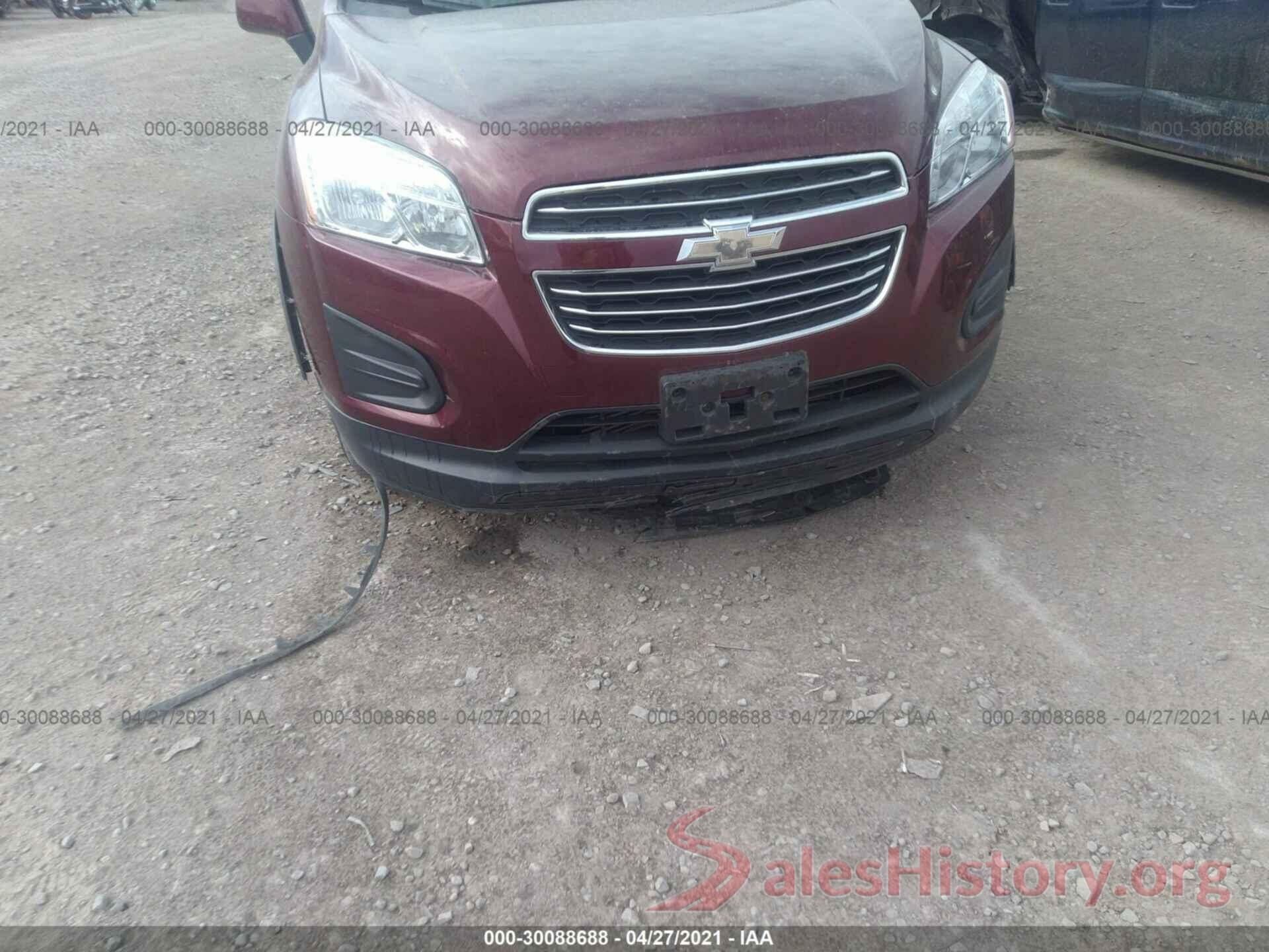 3GNCJNSB0GL213704 2016 CHEVROLET TRAX