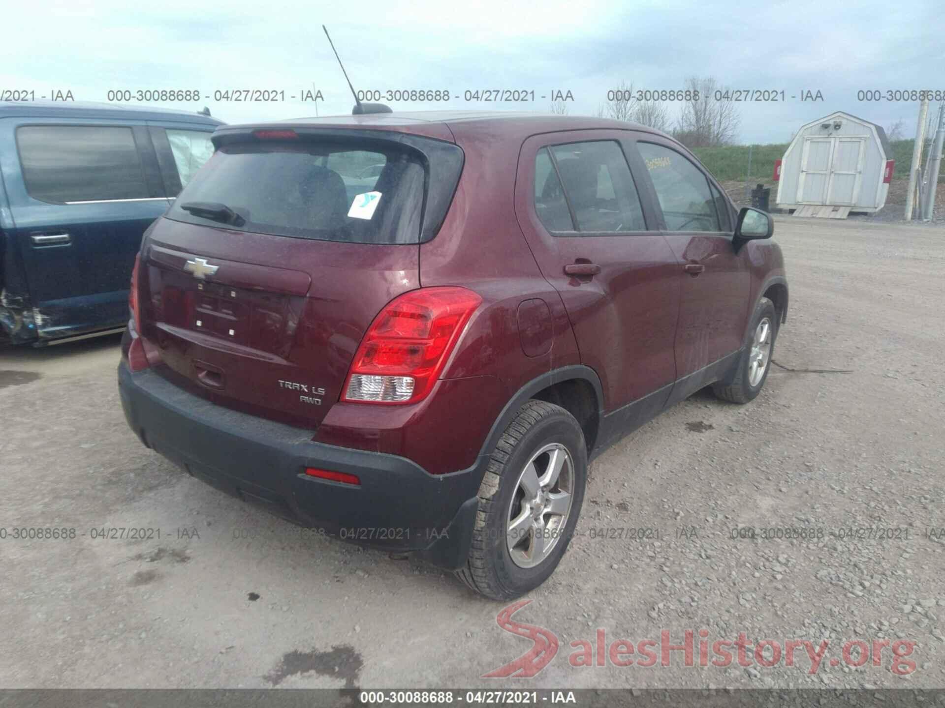 3GNCJNSB0GL213704 2016 CHEVROLET TRAX