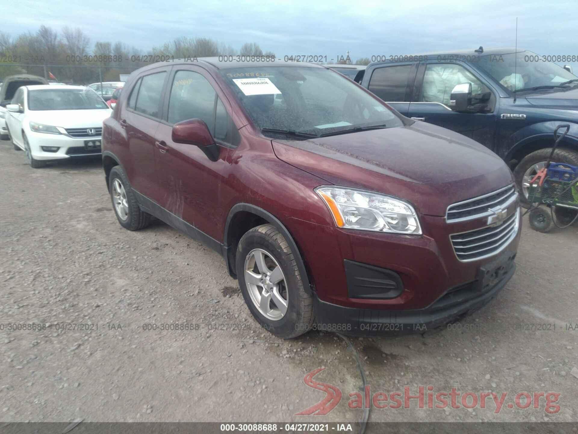 3GNCJNSB0GL213704 2016 CHEVROLET TRAX