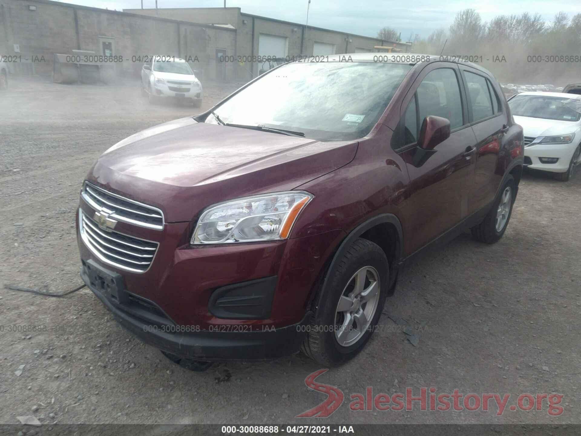 3GNCJNSB0GL213704 2016 CHEVROLET TRAX