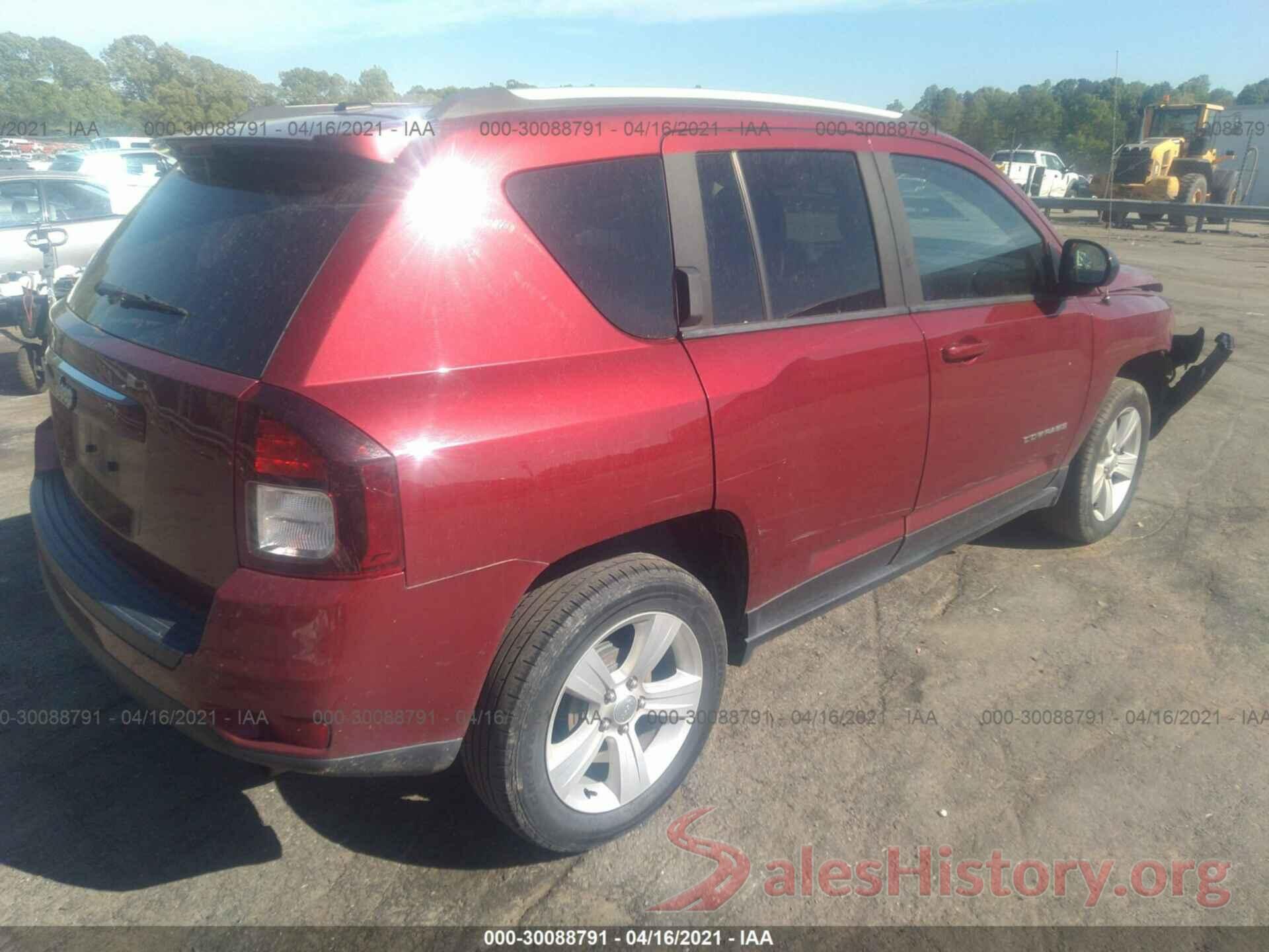 1C4NJCBAXGD742760 2016 JEEP COMPASS