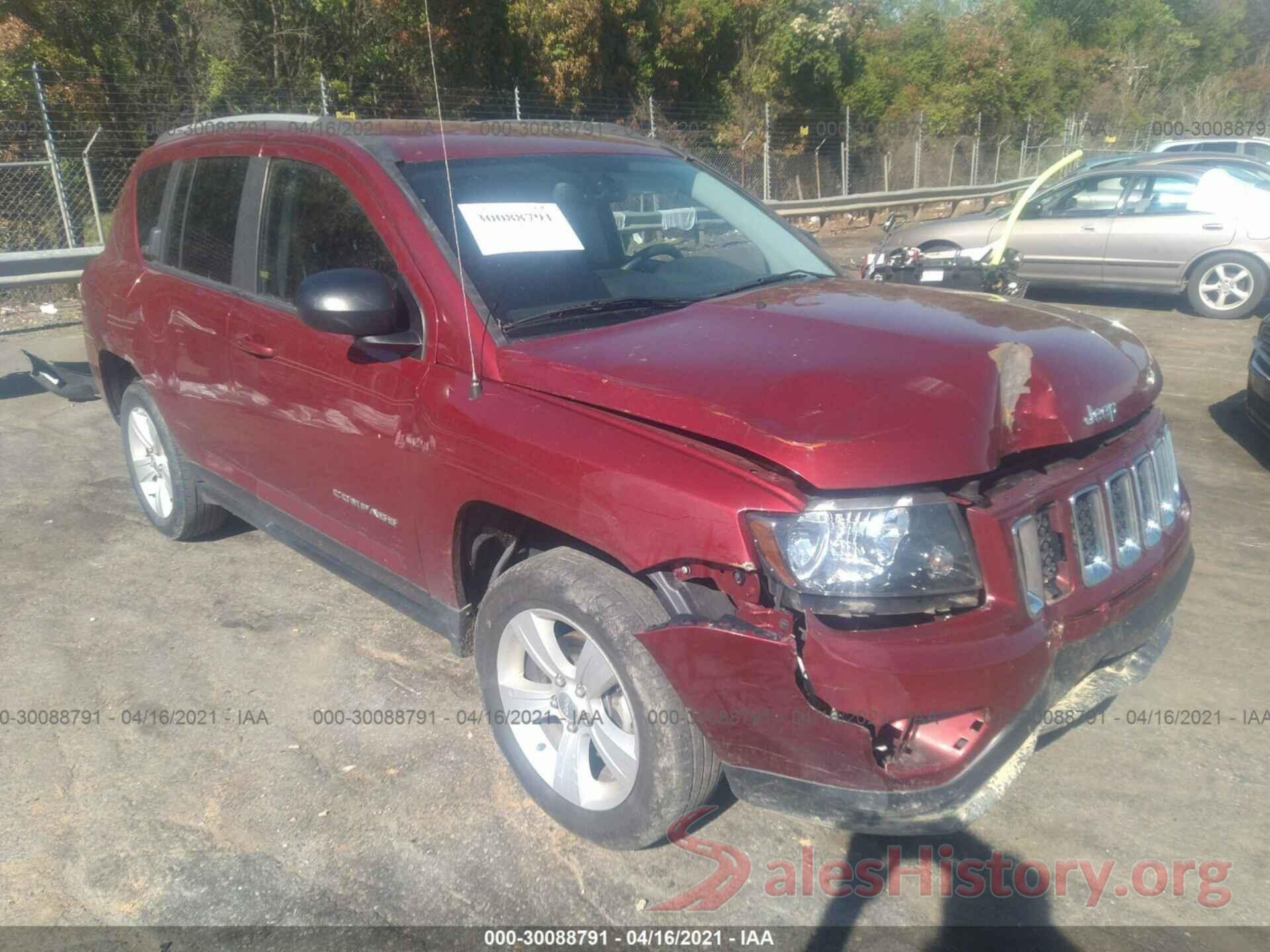 1C4NJCBAXGD742760 2016 JEEP COMPASS