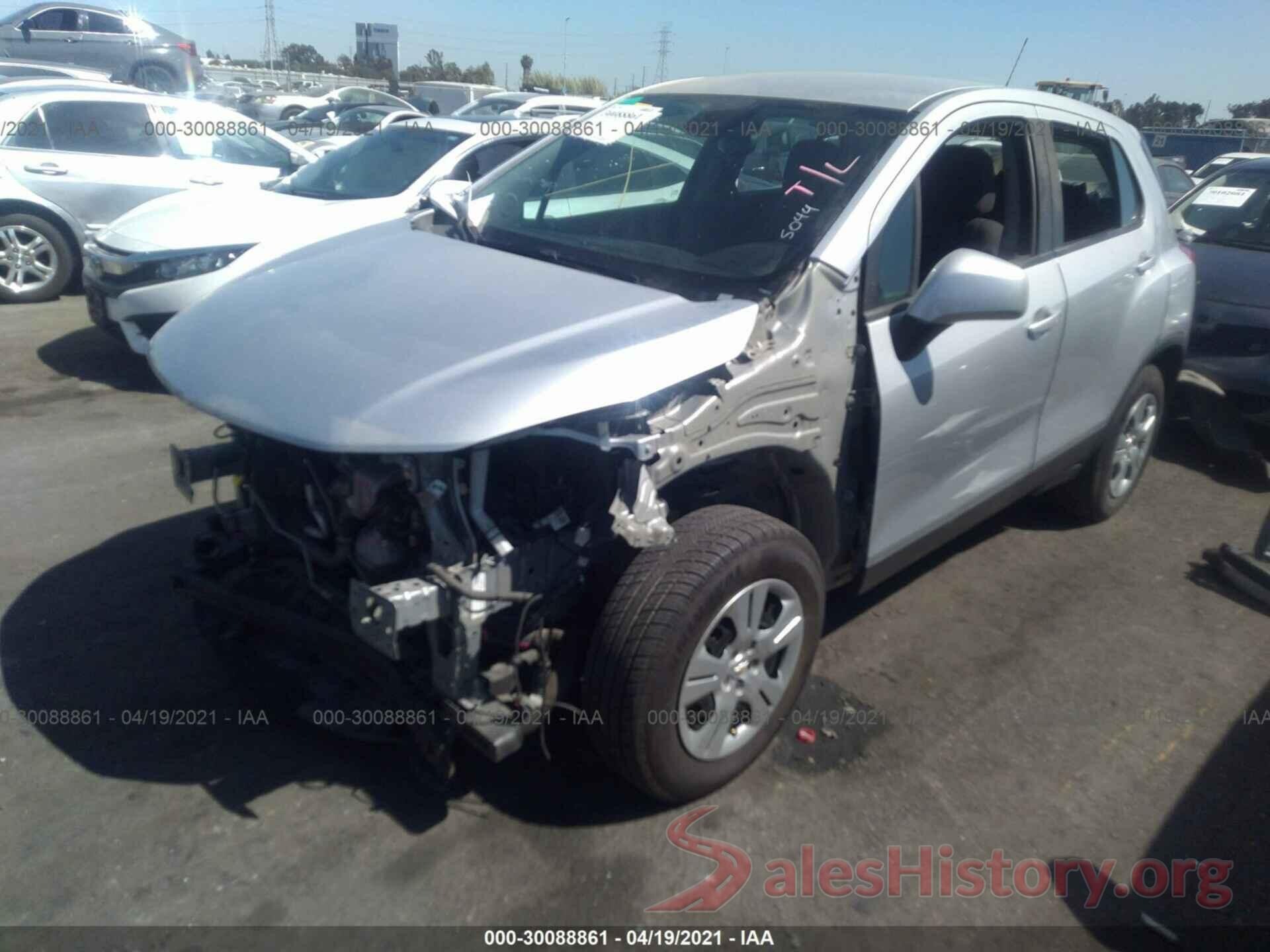 3GNCJKSB2HL265044 2017 CHEVROLET TRAX