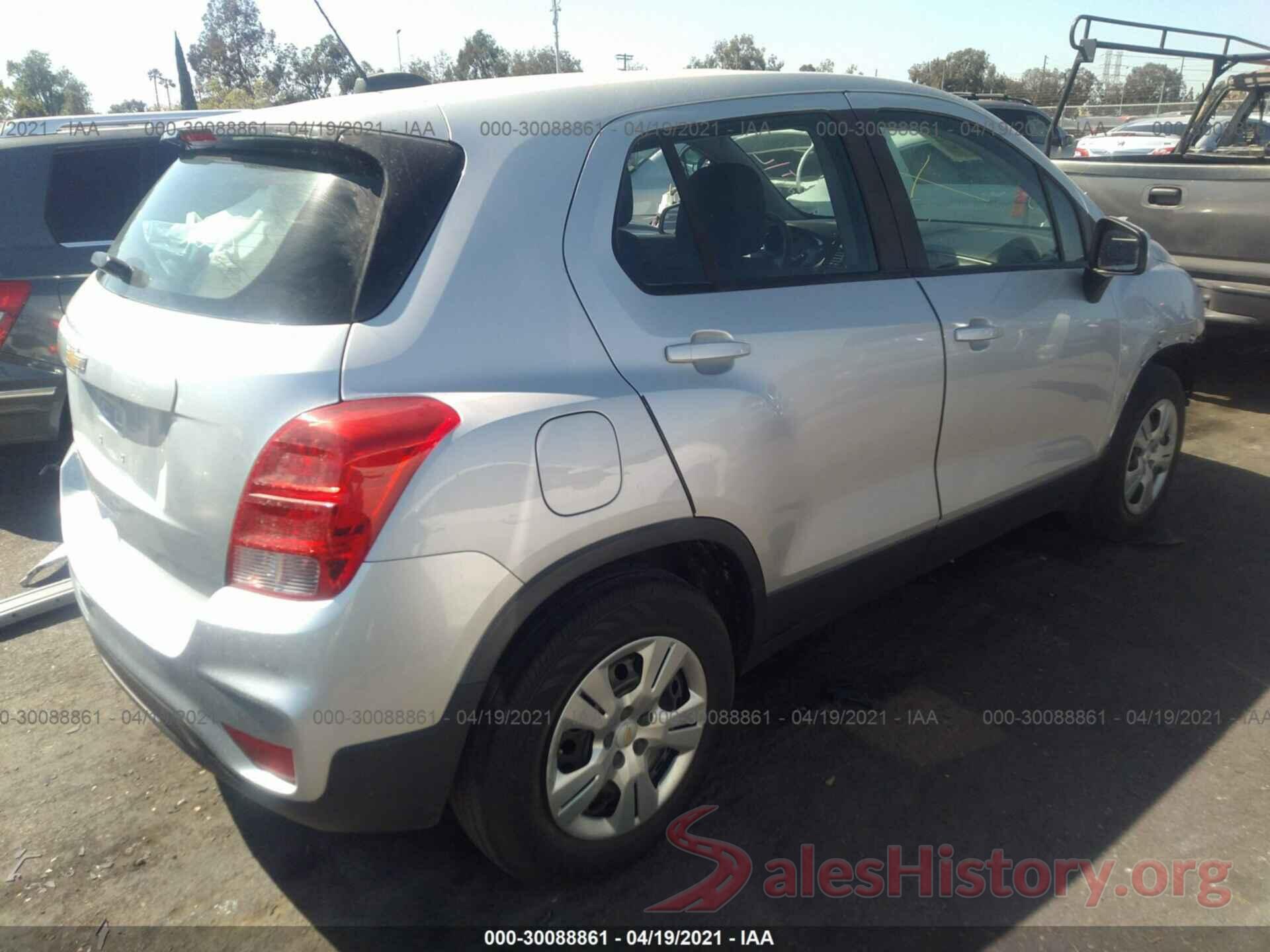 3GNCJKSB2HL265044 2017 CHEVROLET TRAX