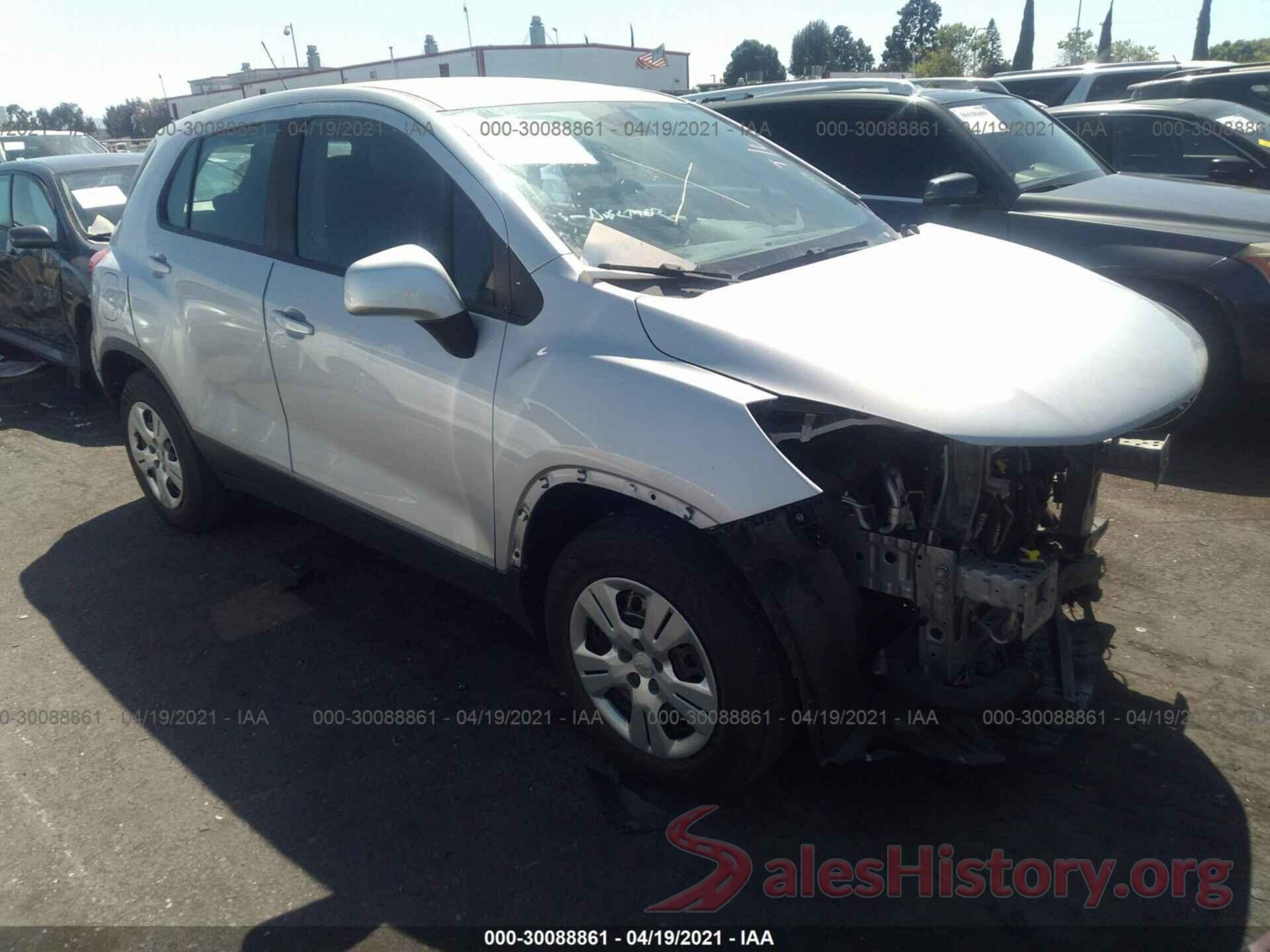 3GNCJKSB2HL265044 2017 CHEVROLET TRAX