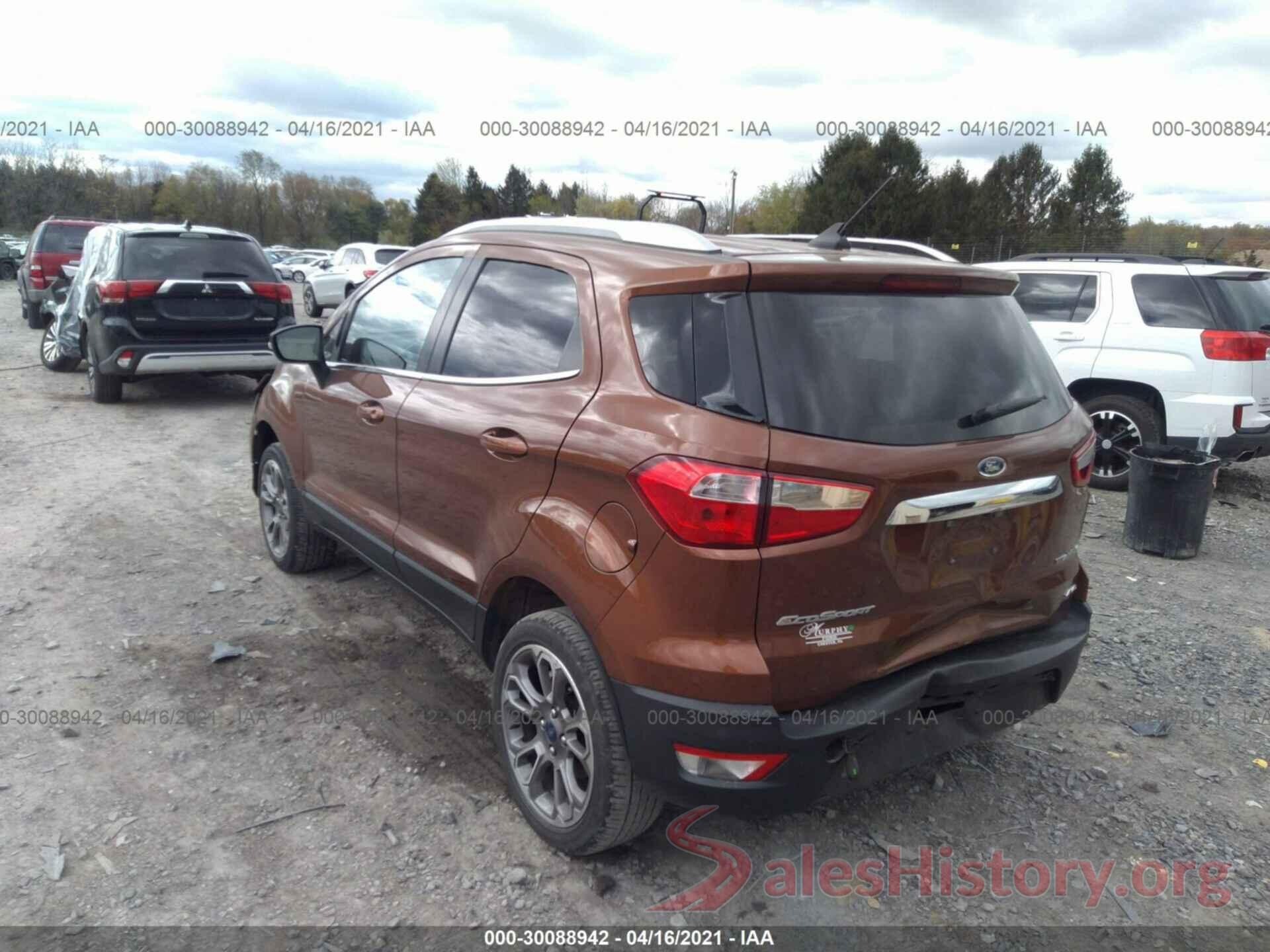 MAJ6S3KLXKC267733 2019 FORD ECOSPORT