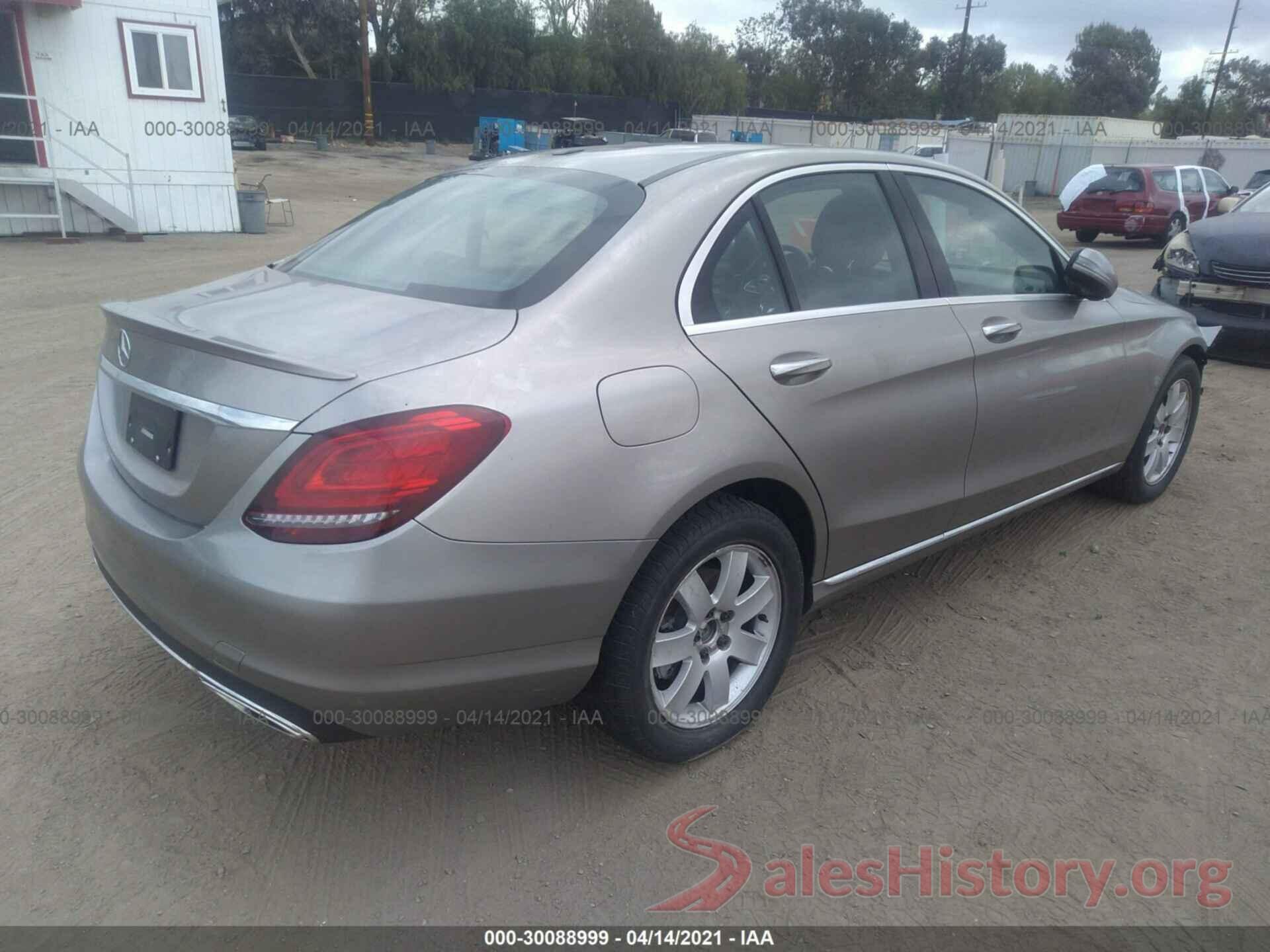 55SWF8DB4KU288496 2019 MERCEDES-BENZ C-CLASS