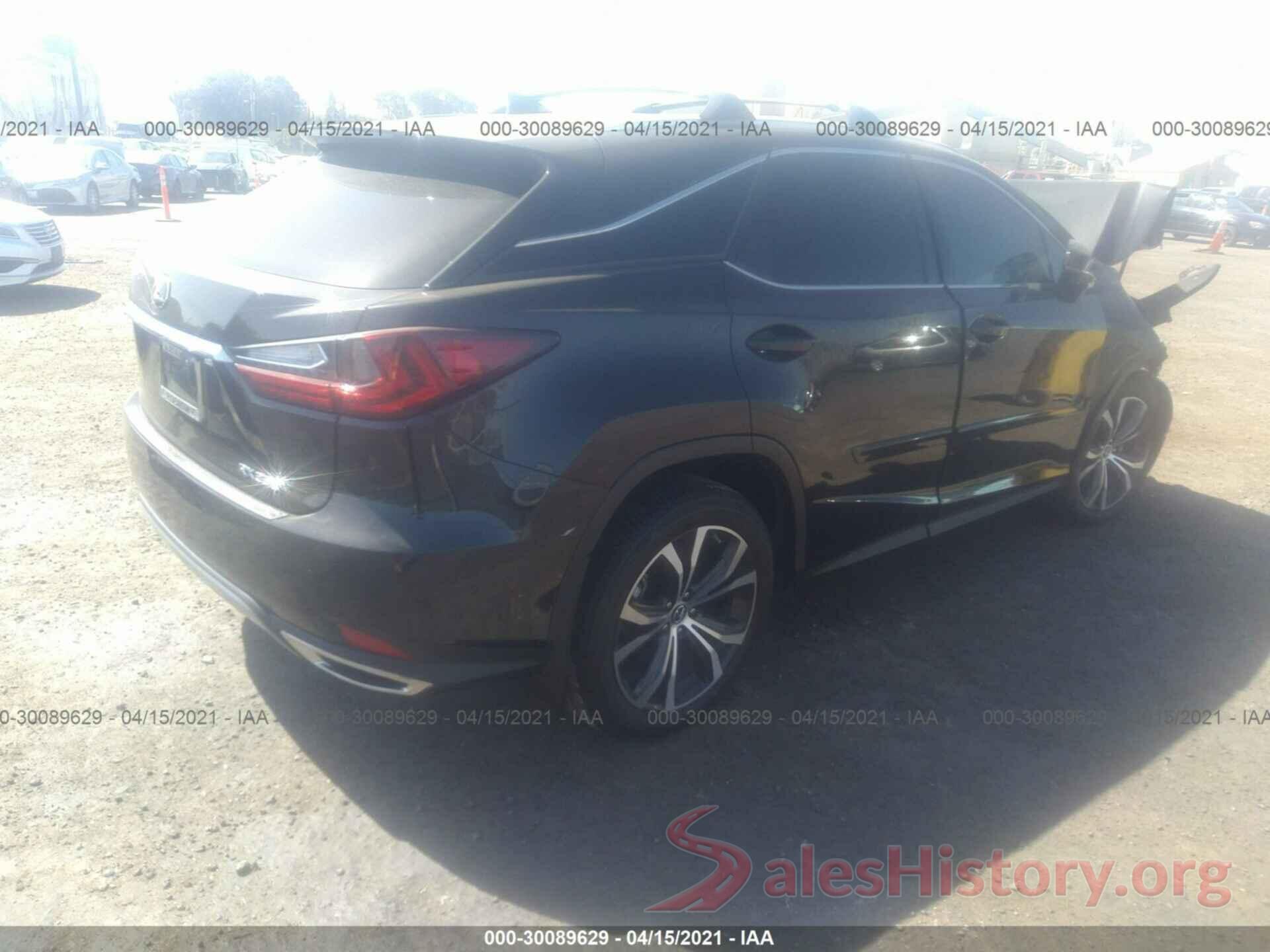 2T2HZMDA9LC255934 2020 LEXUS RX