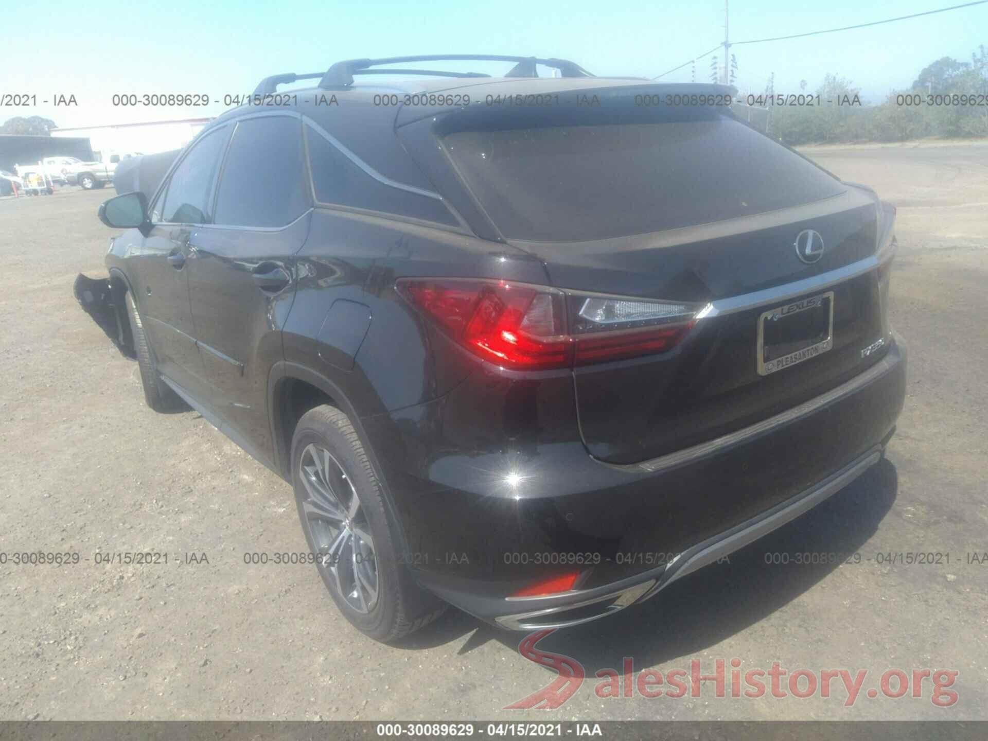 2T2HZMDA9LC255934 2020 LEXUS RX