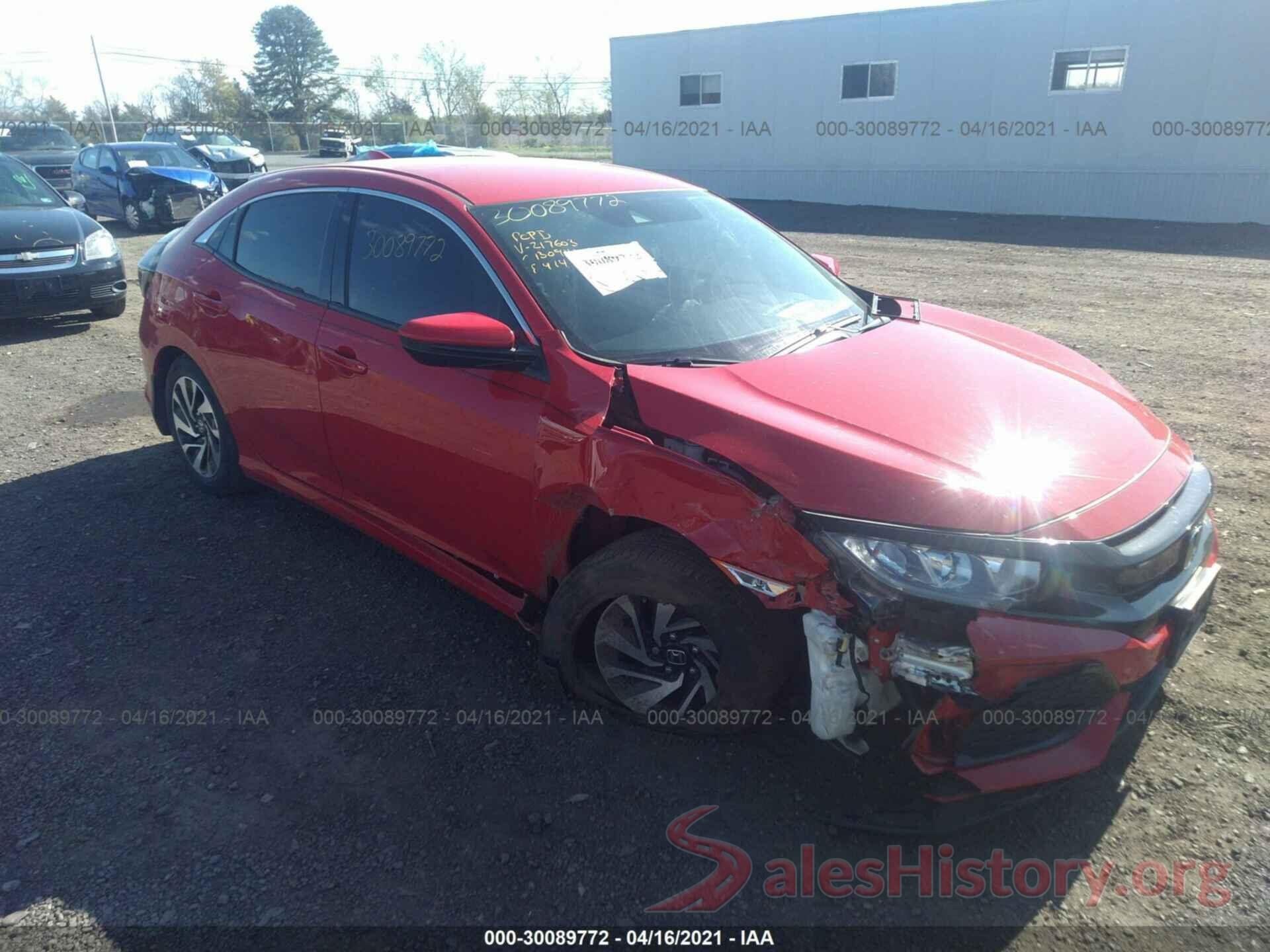 SHHFK7H38KU217603 2019 HONDA CIVIC HATCHBACK