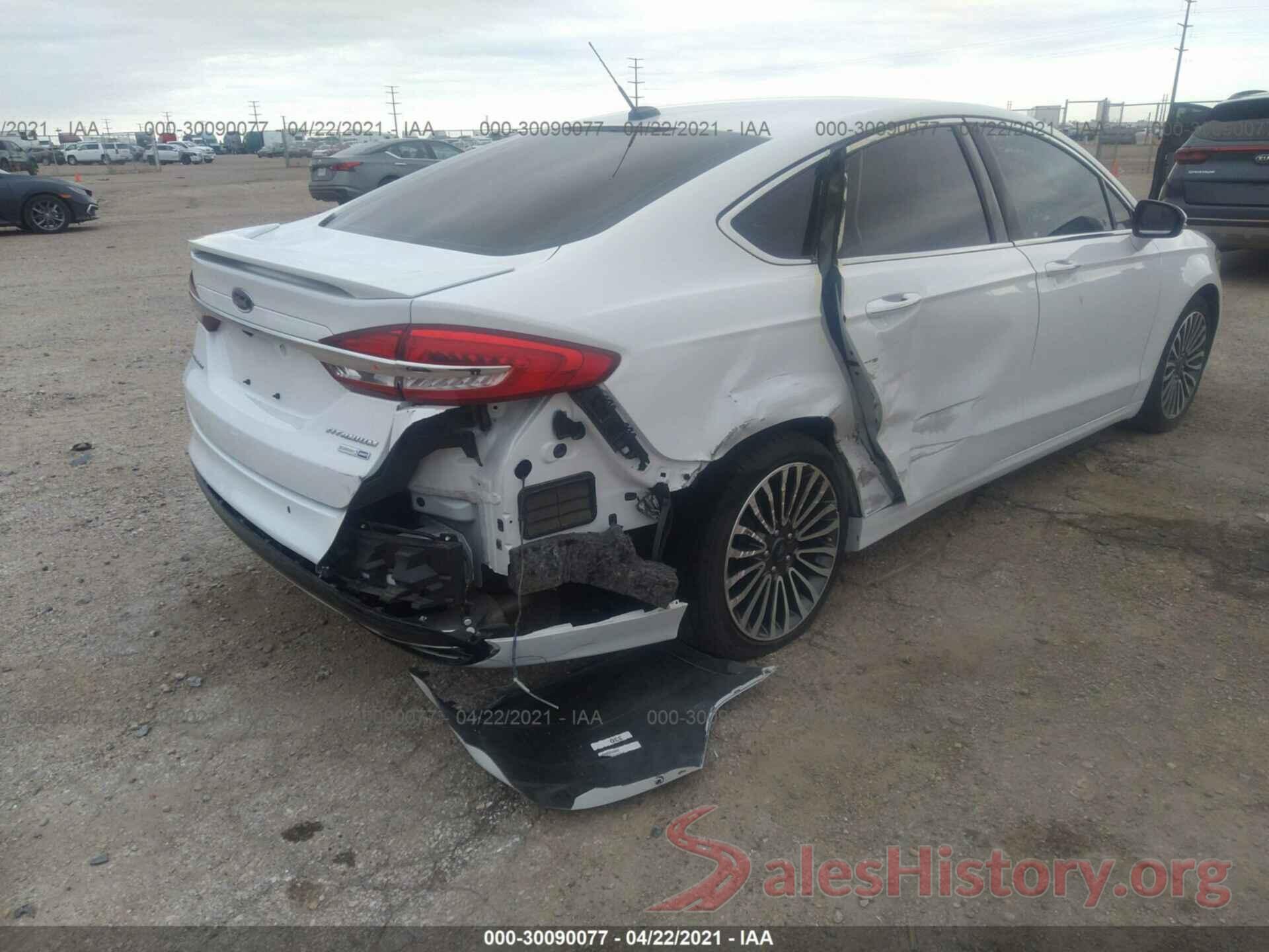 3FA6P0D9XJR207100 2018 FORD FUSION