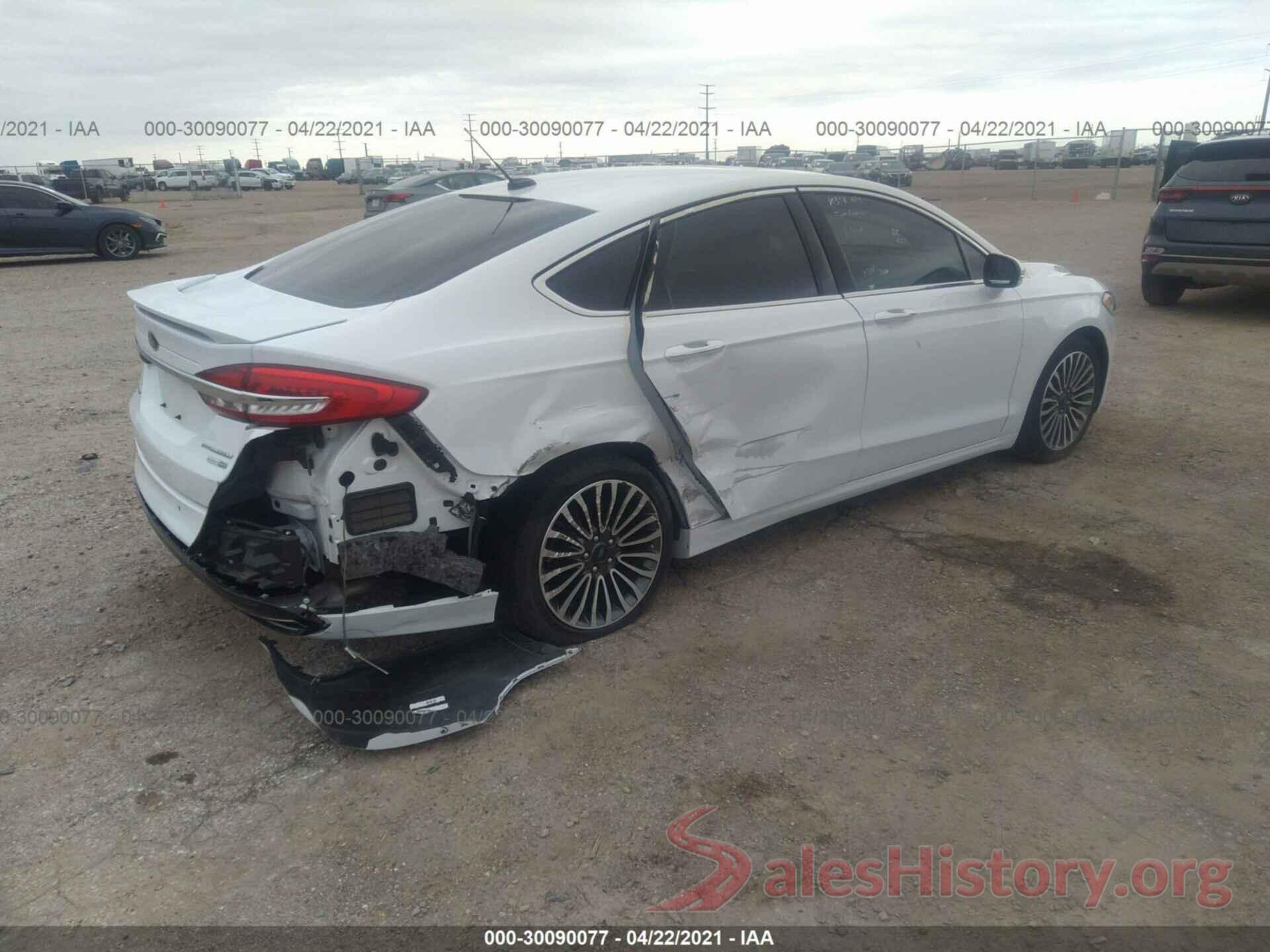 3FA6P0D9XJR207100 2018 FORD FUSION