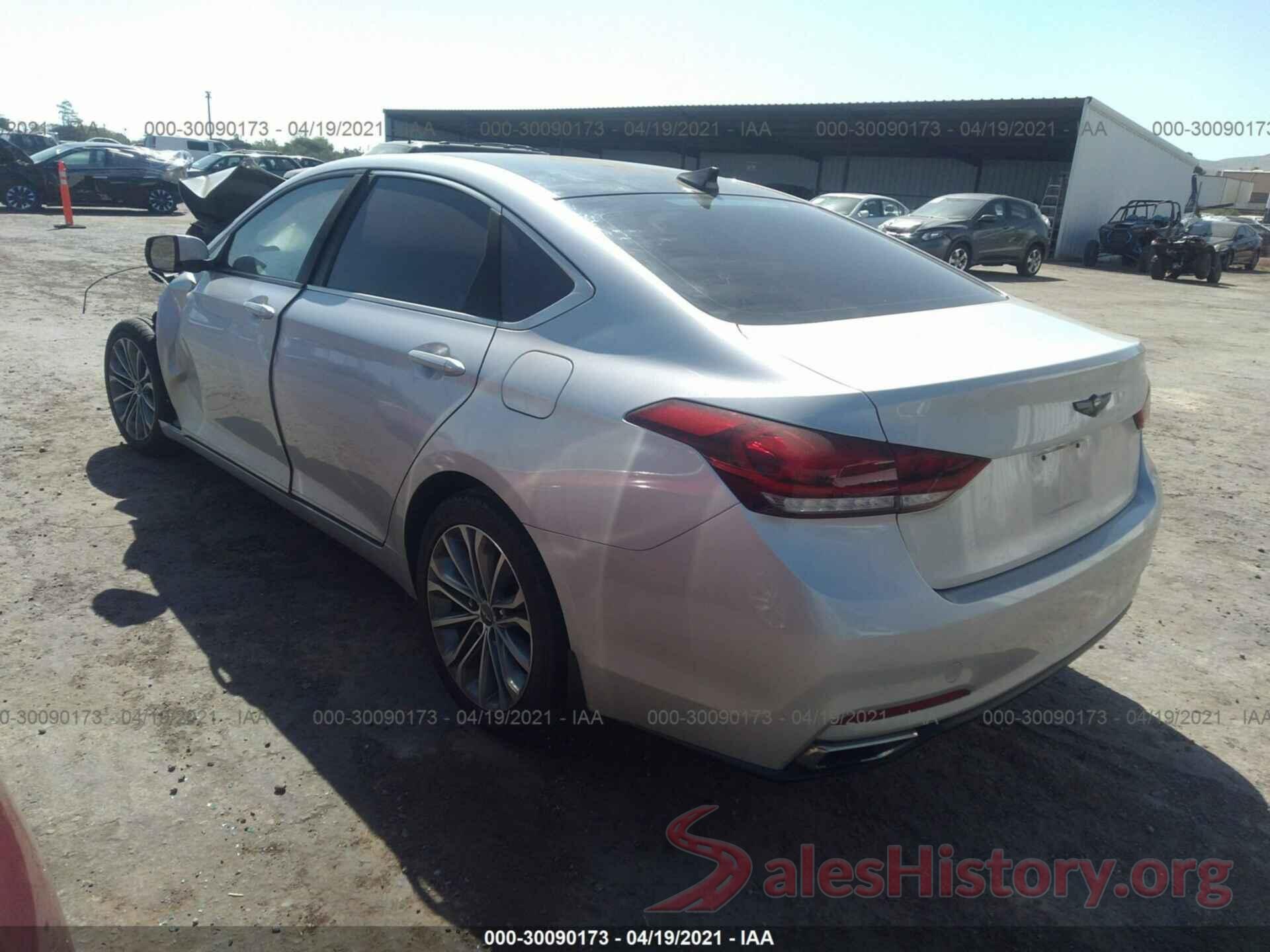 KMHGN4JE6GU140750 2016 HYUNDAI GENESIS