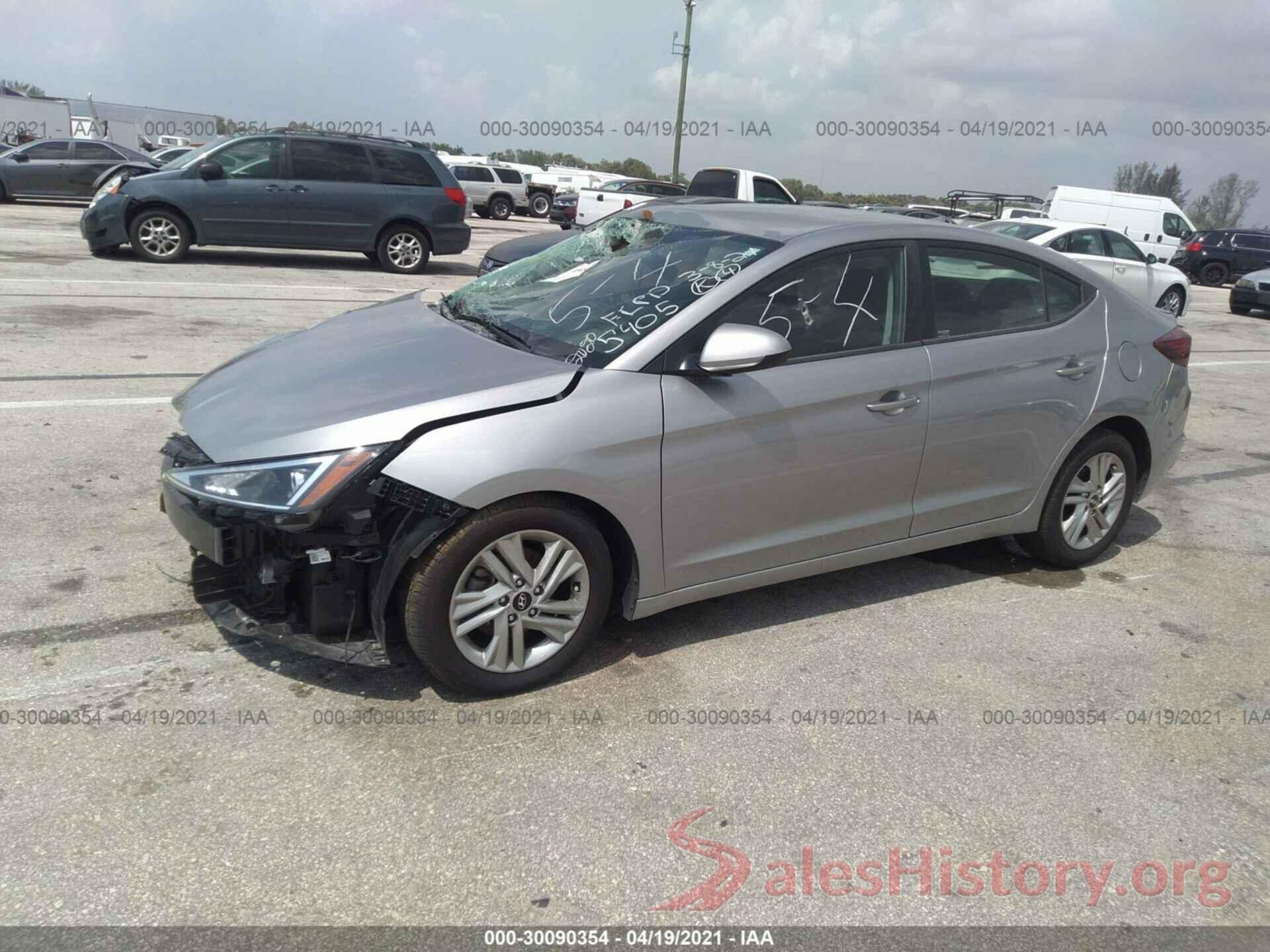 5NPD84LF2LH605405 2020 HYUNDAI ELANTRA