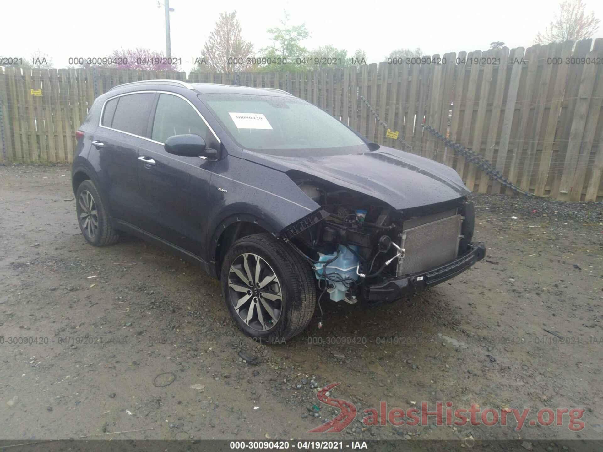 KNDPNCAC5H7107168 2017 KIA SPORTAGE