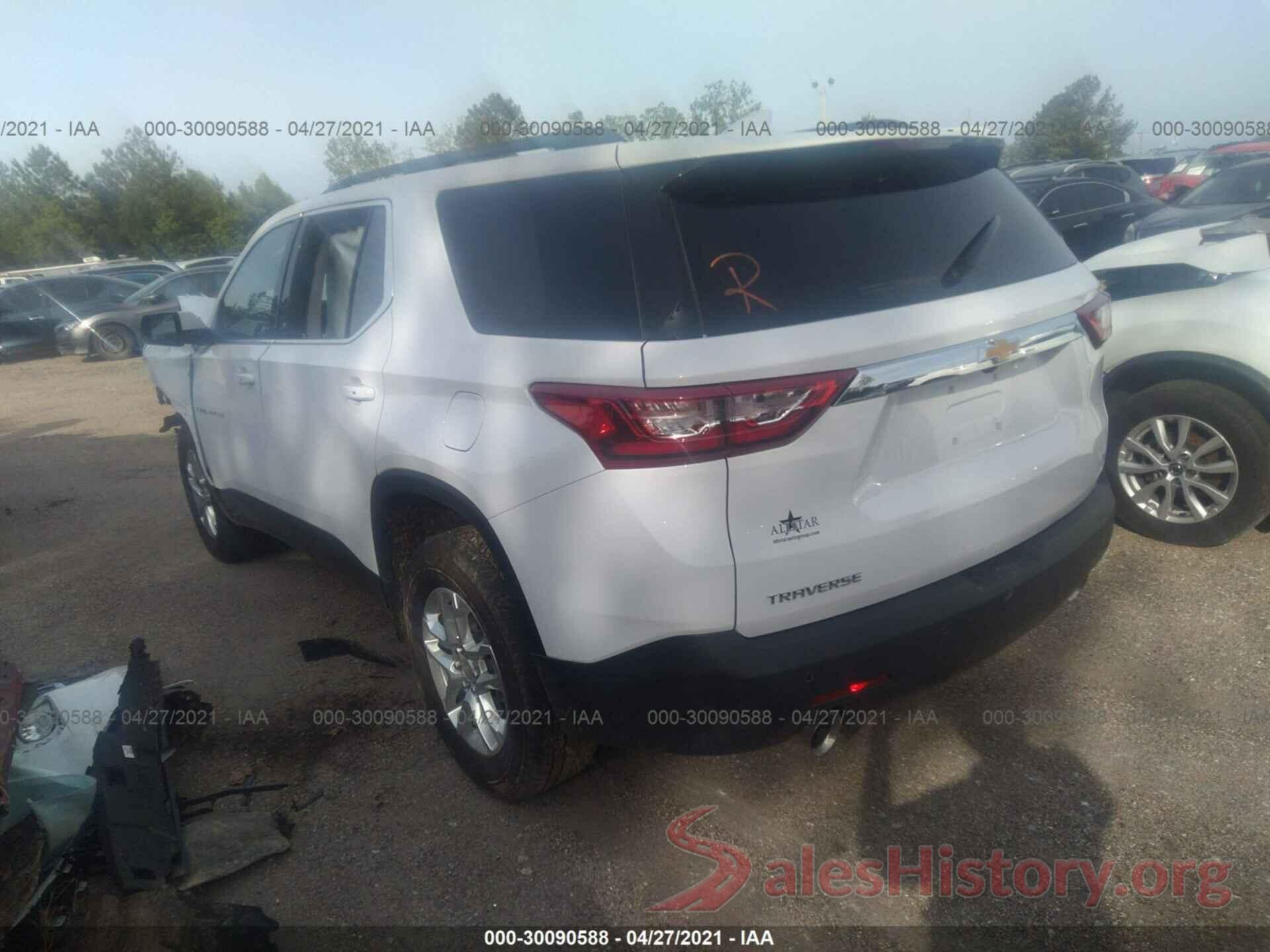 1GNERGKW7MJ160003 2021 CHEVROLET TRAVERSE