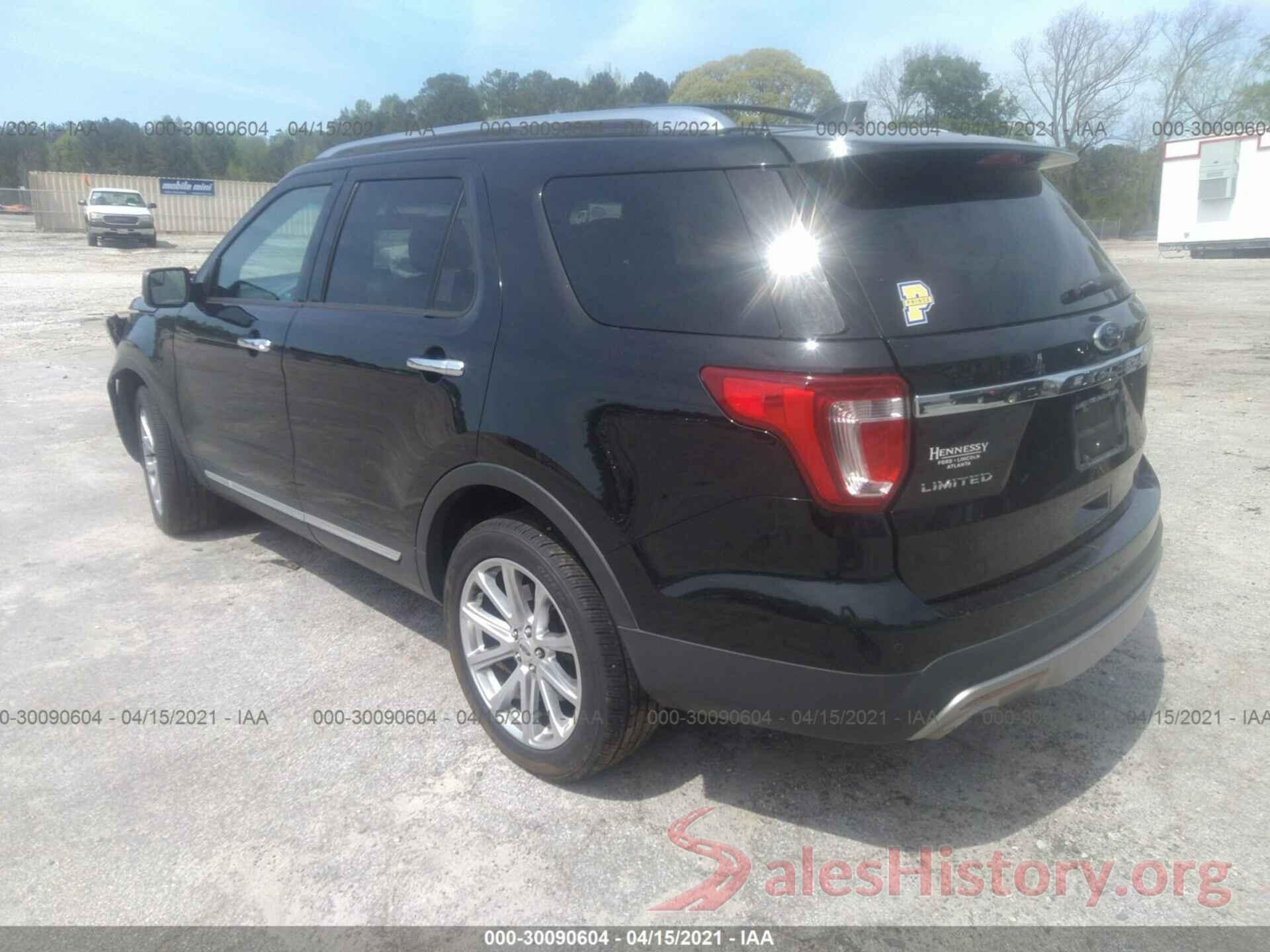 1FM5K8F87GGD14897 2016 FORD EXPLORER