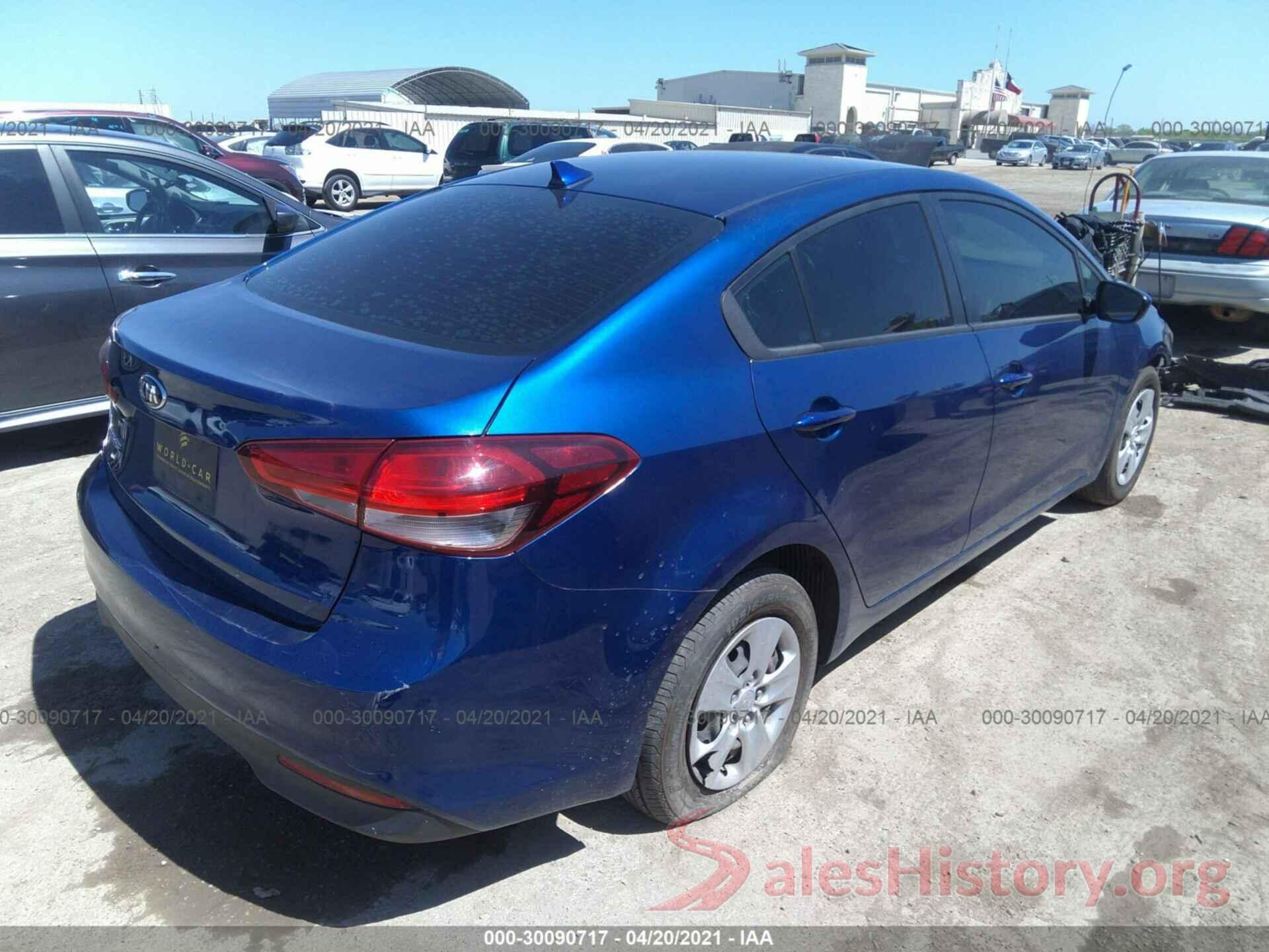 3KPFK4A72JE178542 2018 KIA FORTE