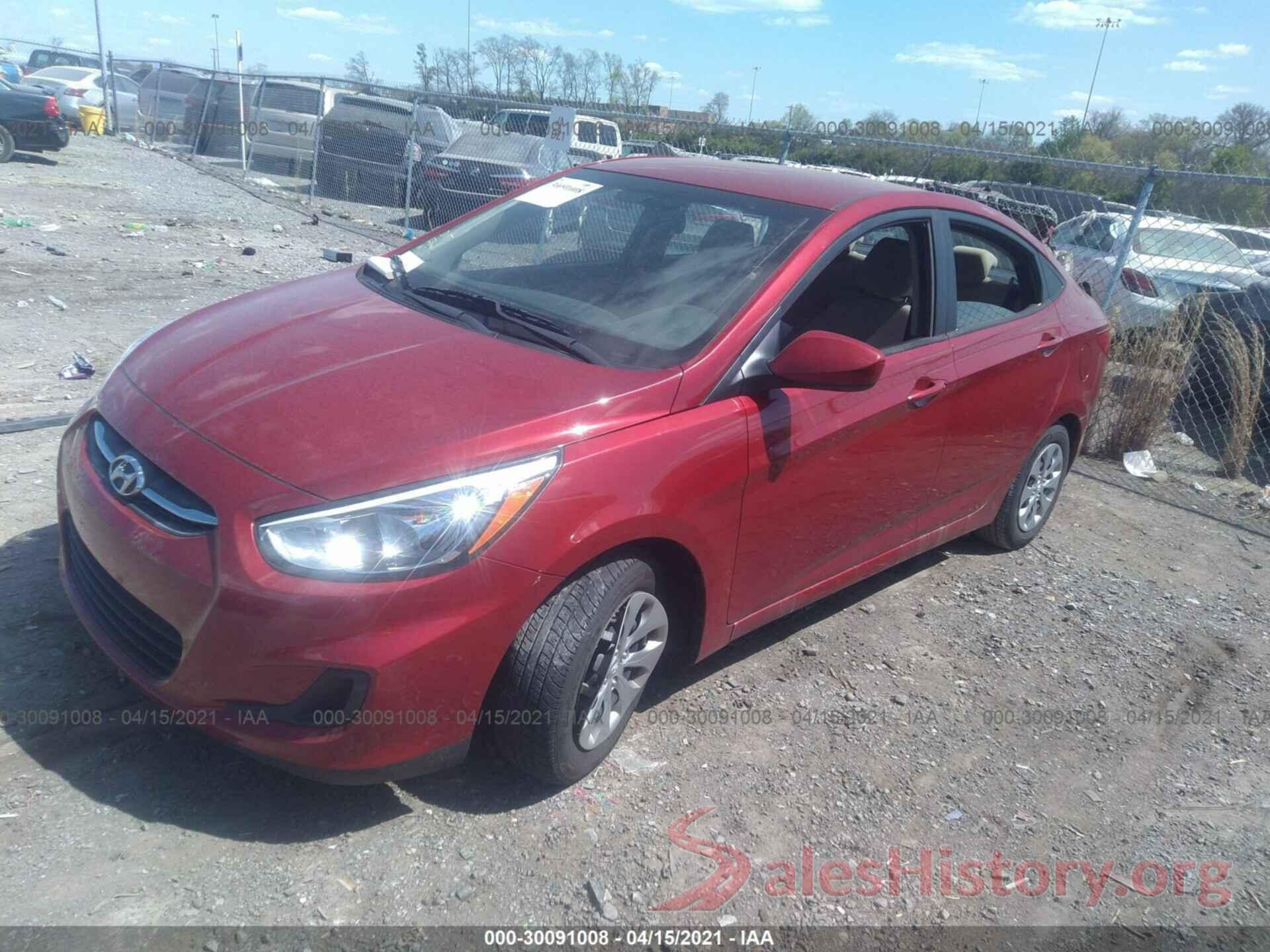 KMHCT4AE9HU376136 2017 HYUNDAI ACCENT