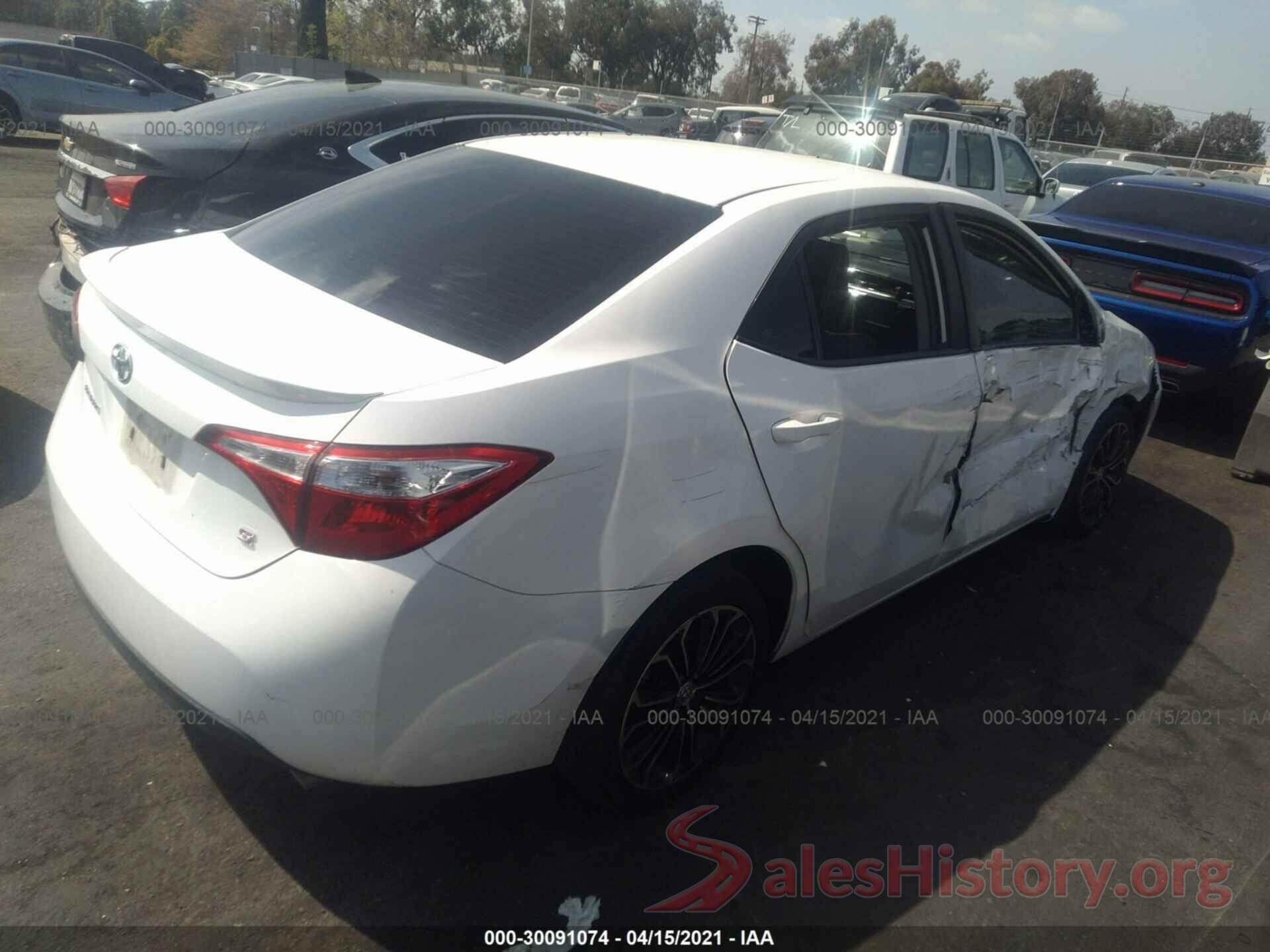 5YFBURHE7GP417049 2016 TOYOTA COROLLA