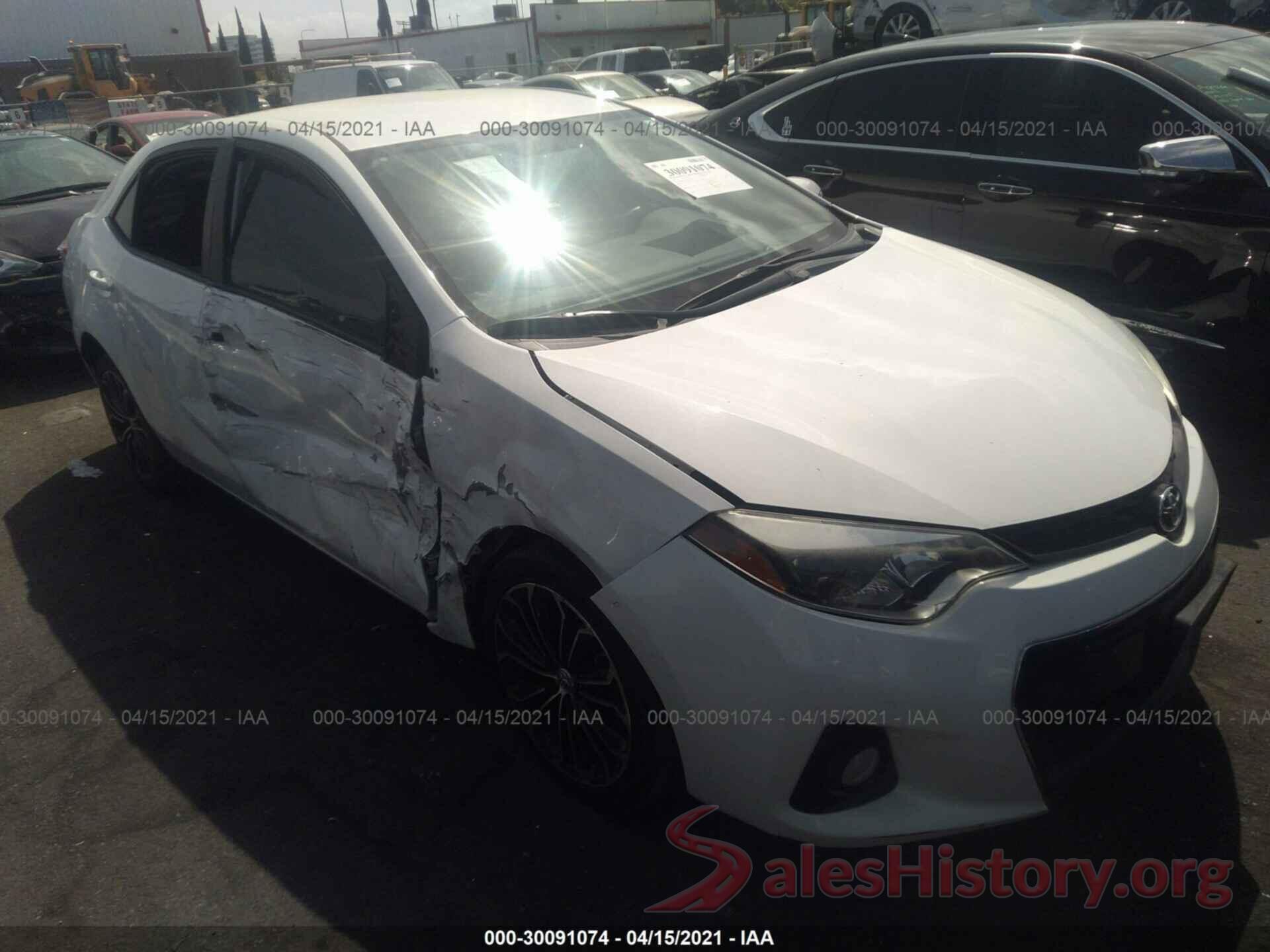 5YFBURHE7GP417049 2016 TOYOTA COROLLA