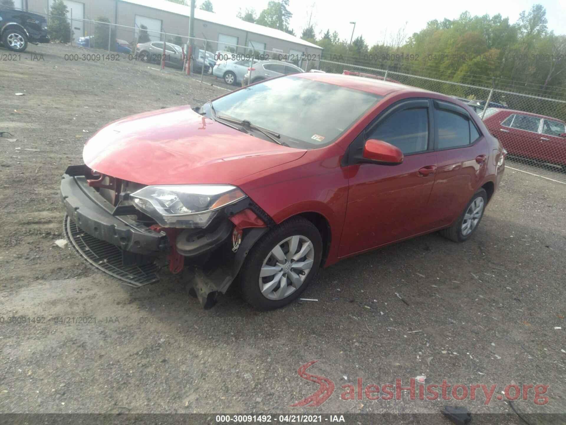 2T1BURHE5GC702820 2016 TOYOTA COROLLA