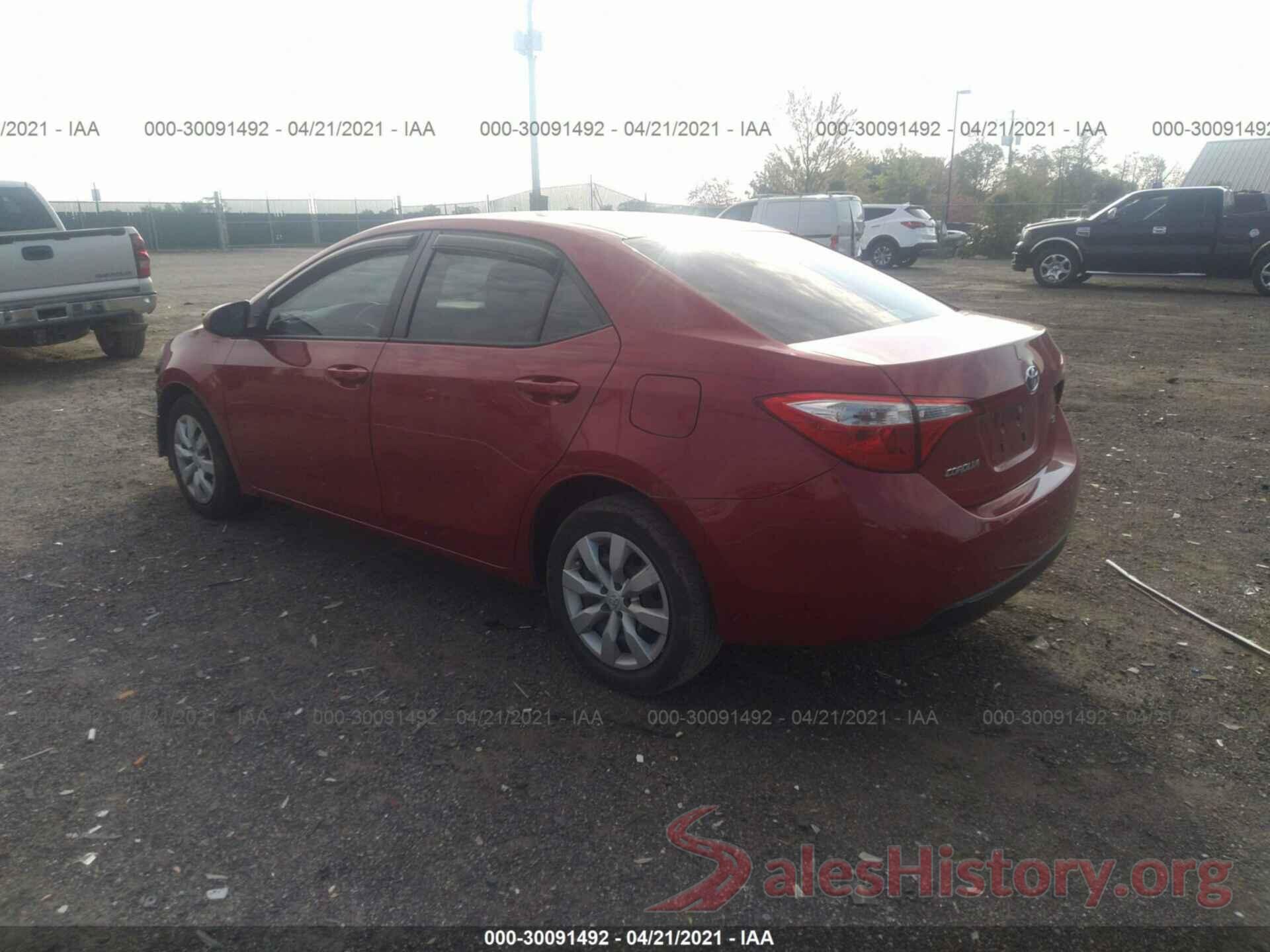 2T1BURHE5GC702820 2016 TOYOTA COROLLA