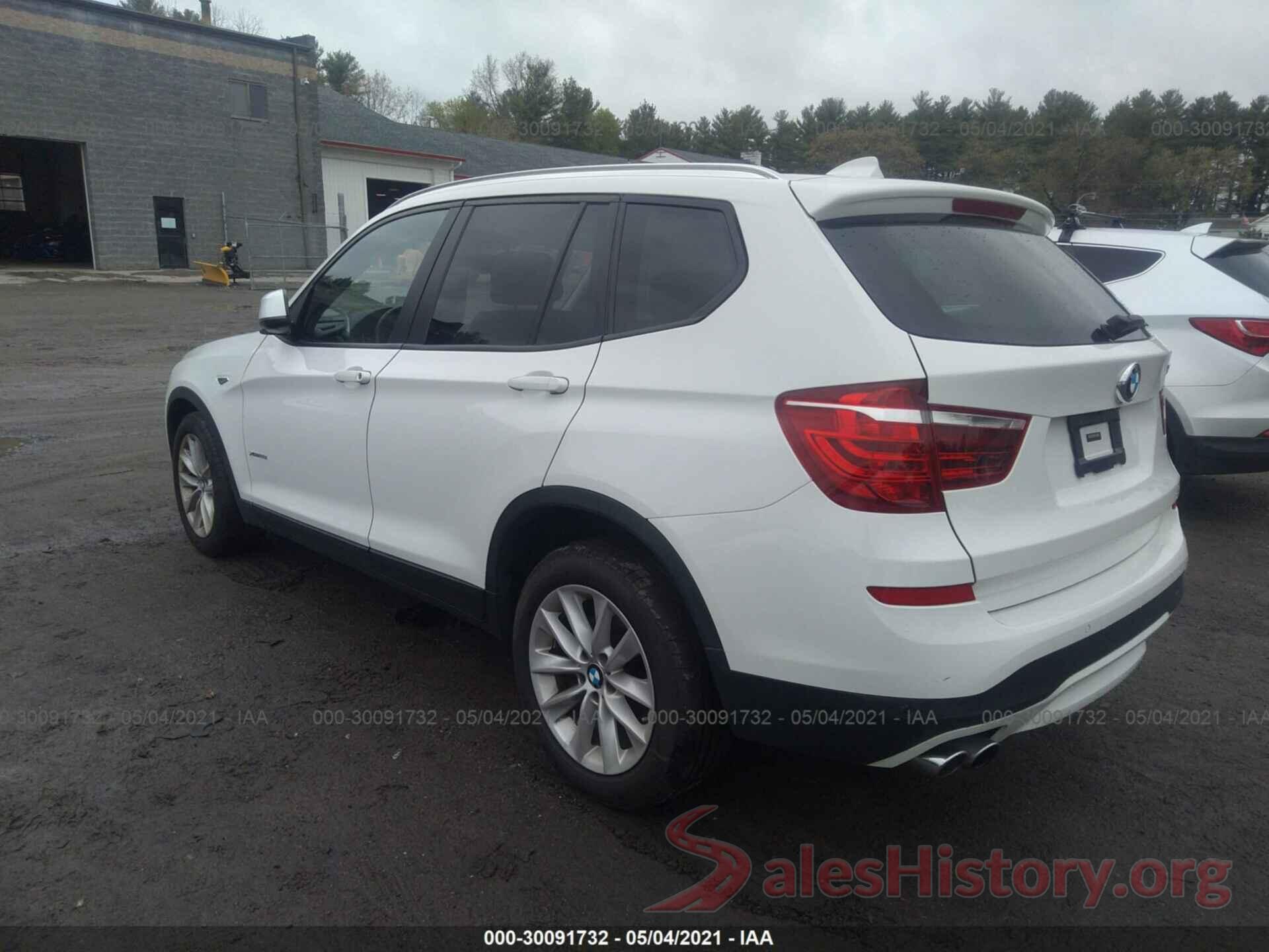 5UXWX9C34H0T18858 2017 BMW X3