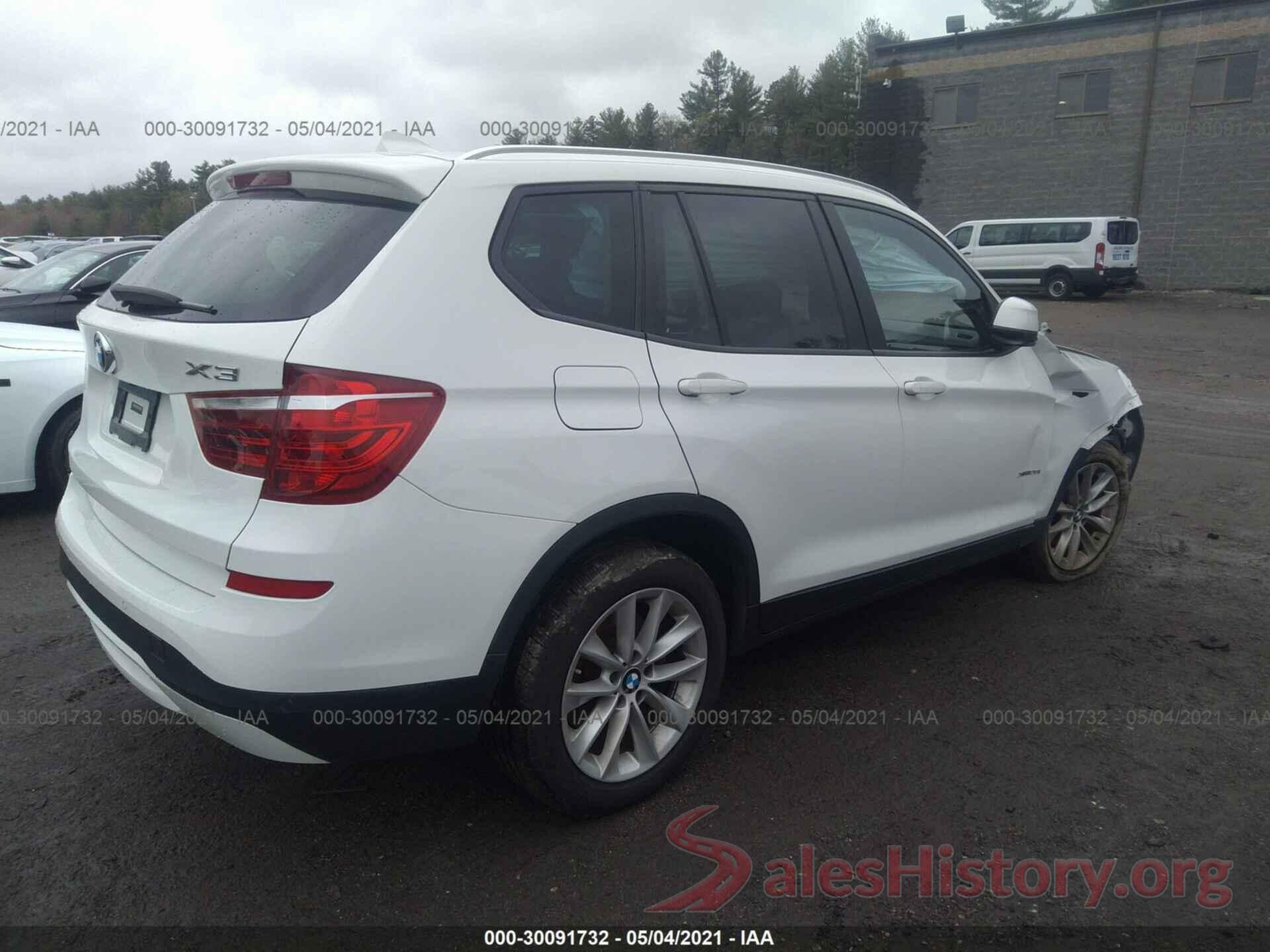 5UXWX9C34H0T18858 2017 BMW X3