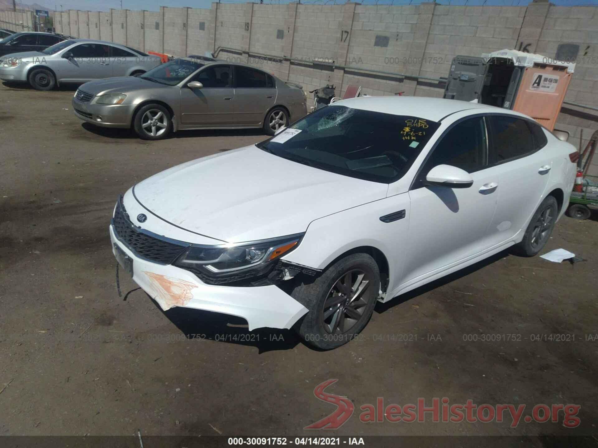 5XXGT4L36KG312005 2019 KIA OPTIMA