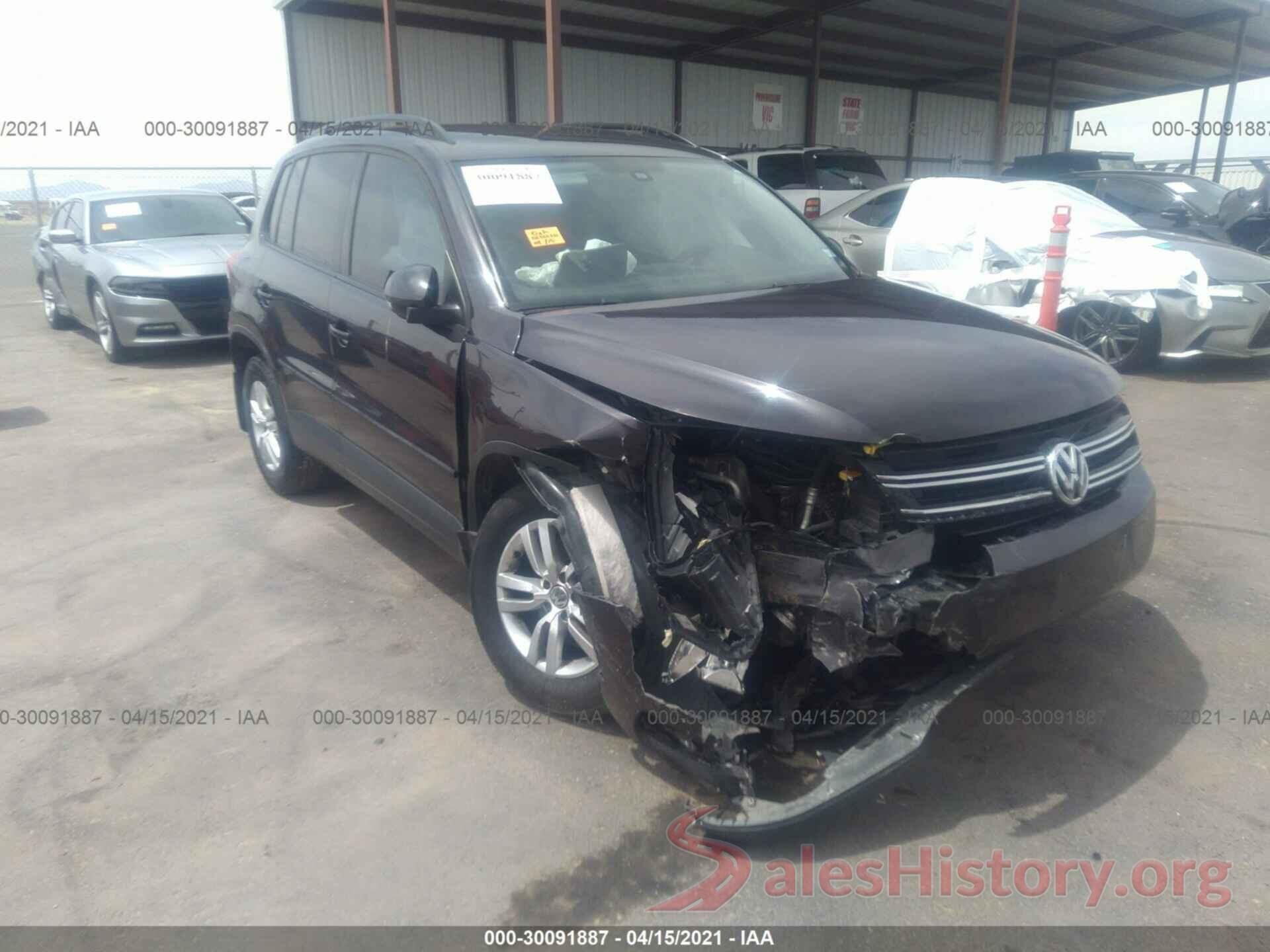 WVGBV7AXXGW567897 2016 VOLKSWAGEN TIGUAN